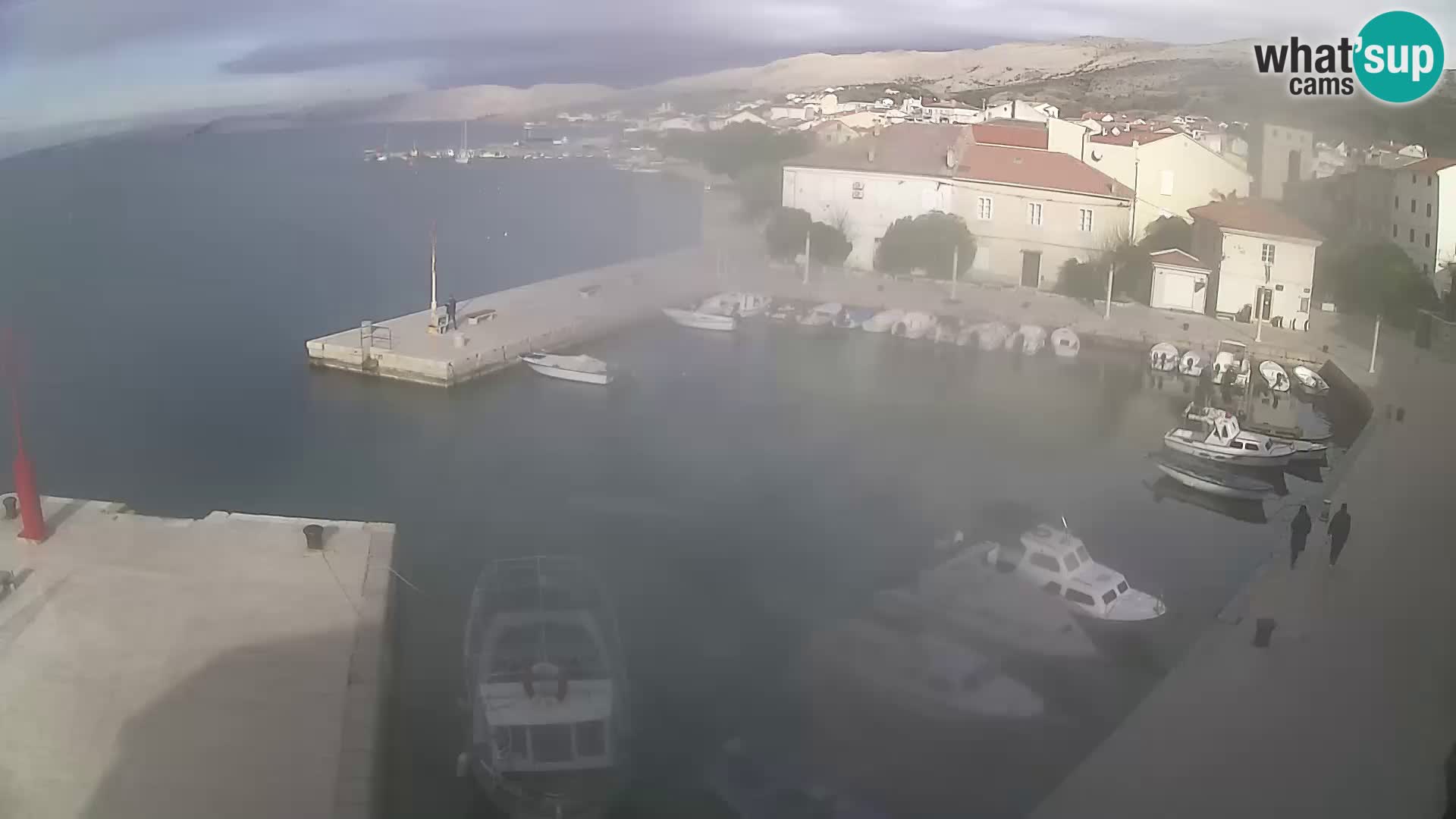 Livecam Pag – Marina de la ville