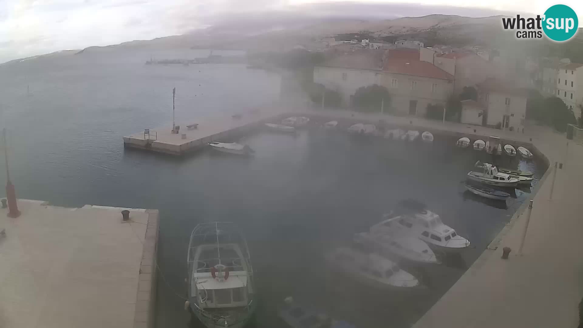 Pag webcam – town marina