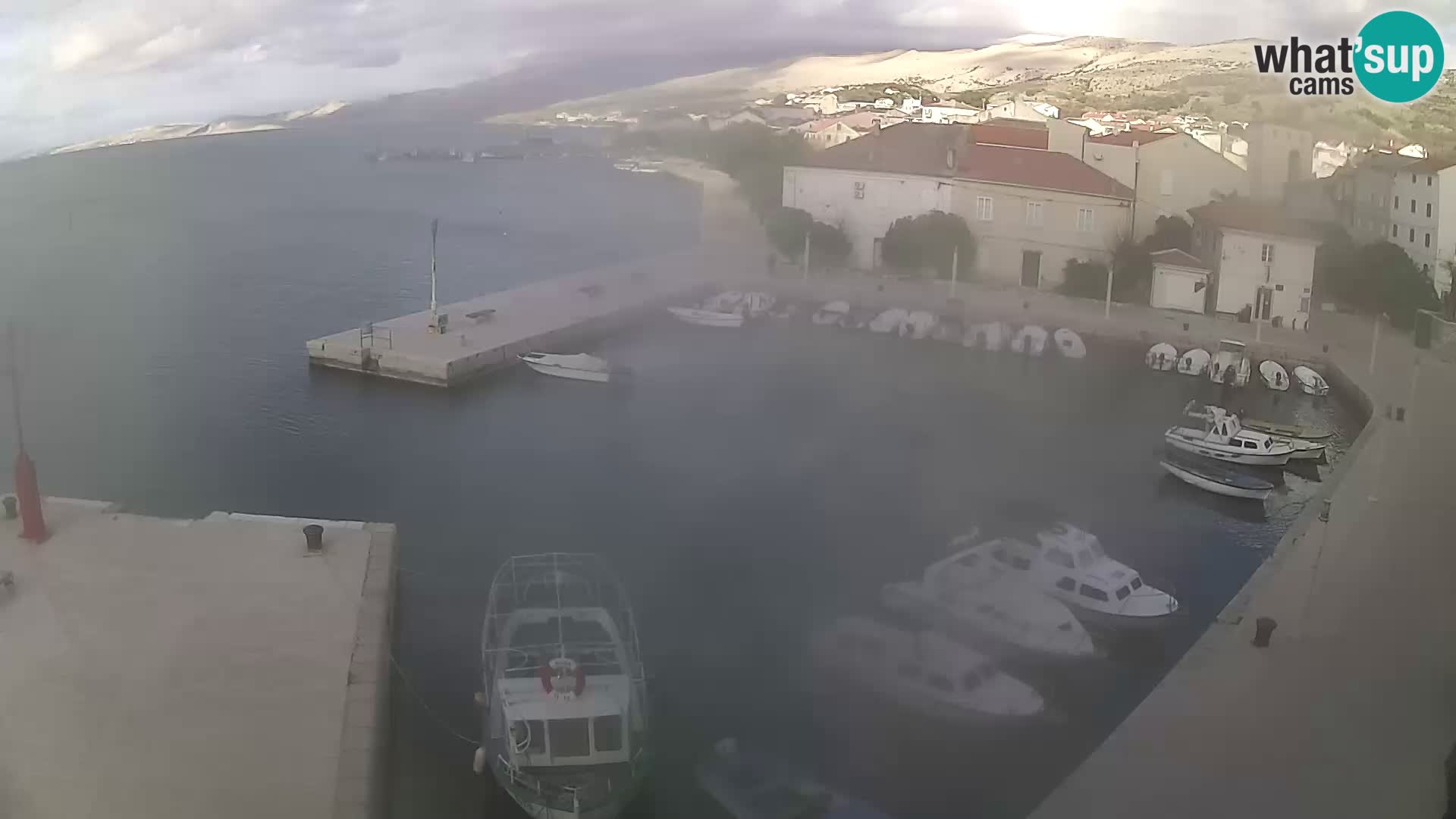 Livecam Pag – Marina de la ville