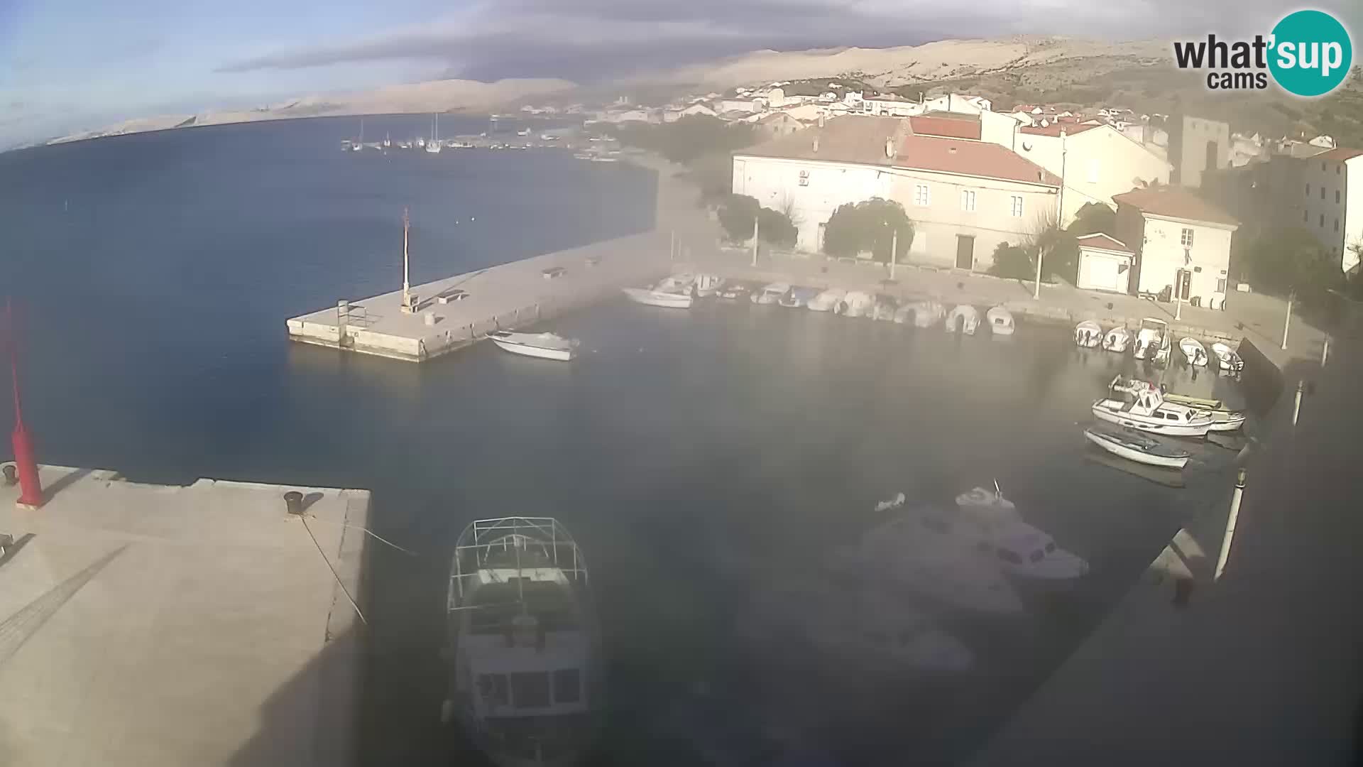 Pag Live webcam – porto turistico