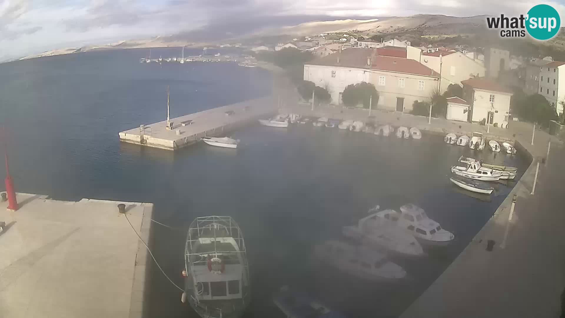 Livecam Pag – Marina de la ville