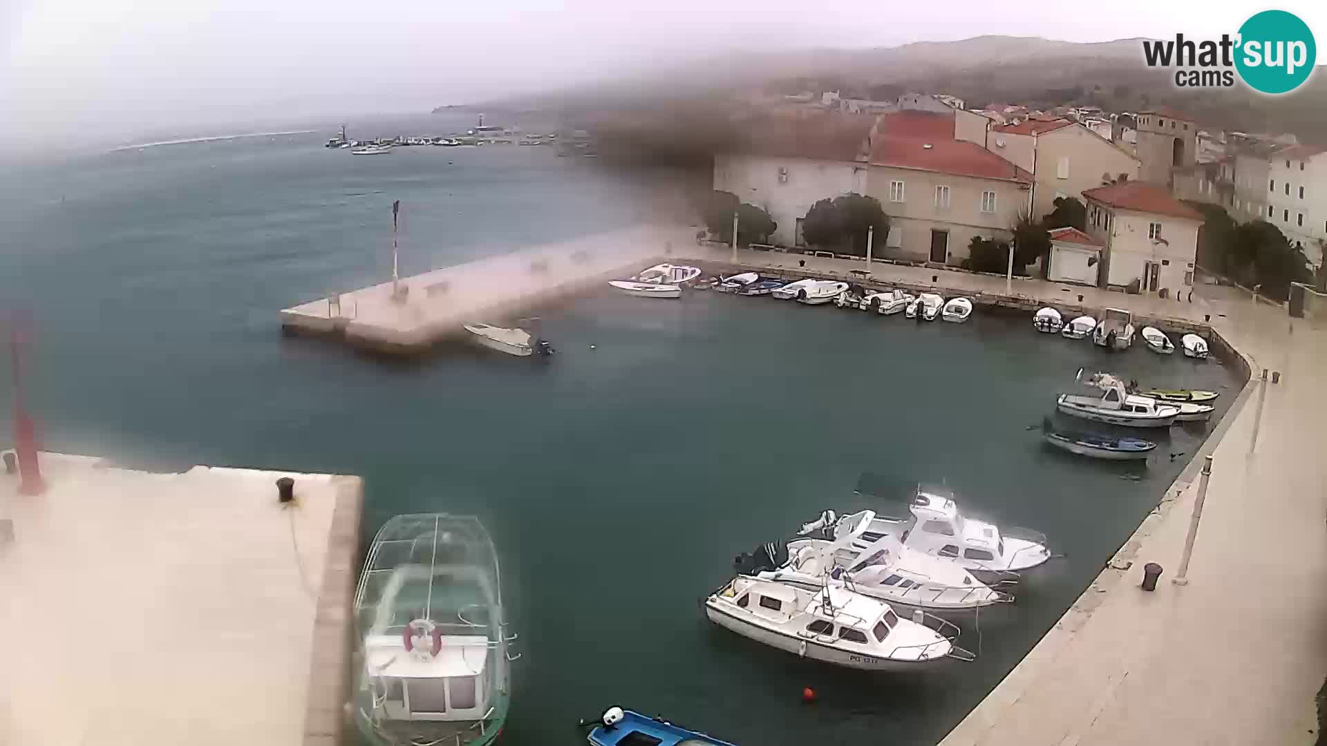 Livecam Pag – Marina de la ville