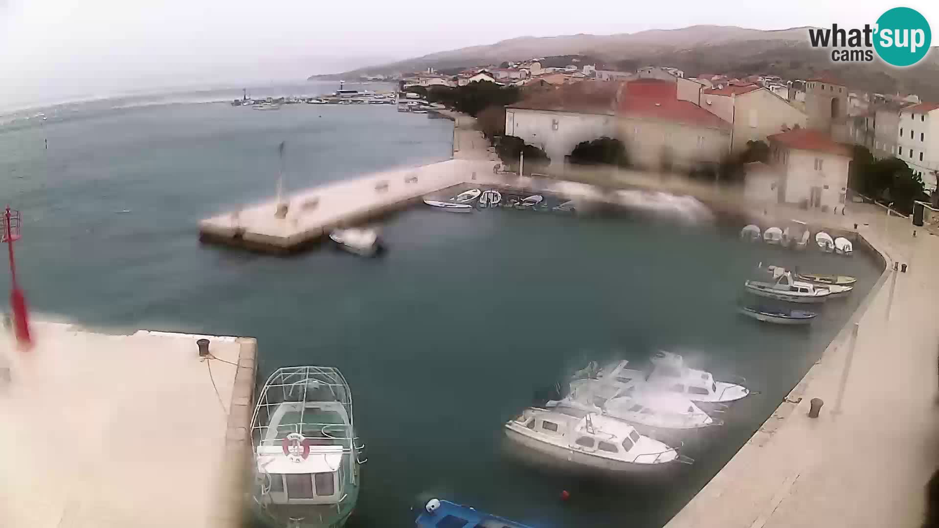 Pag webcam – town marina