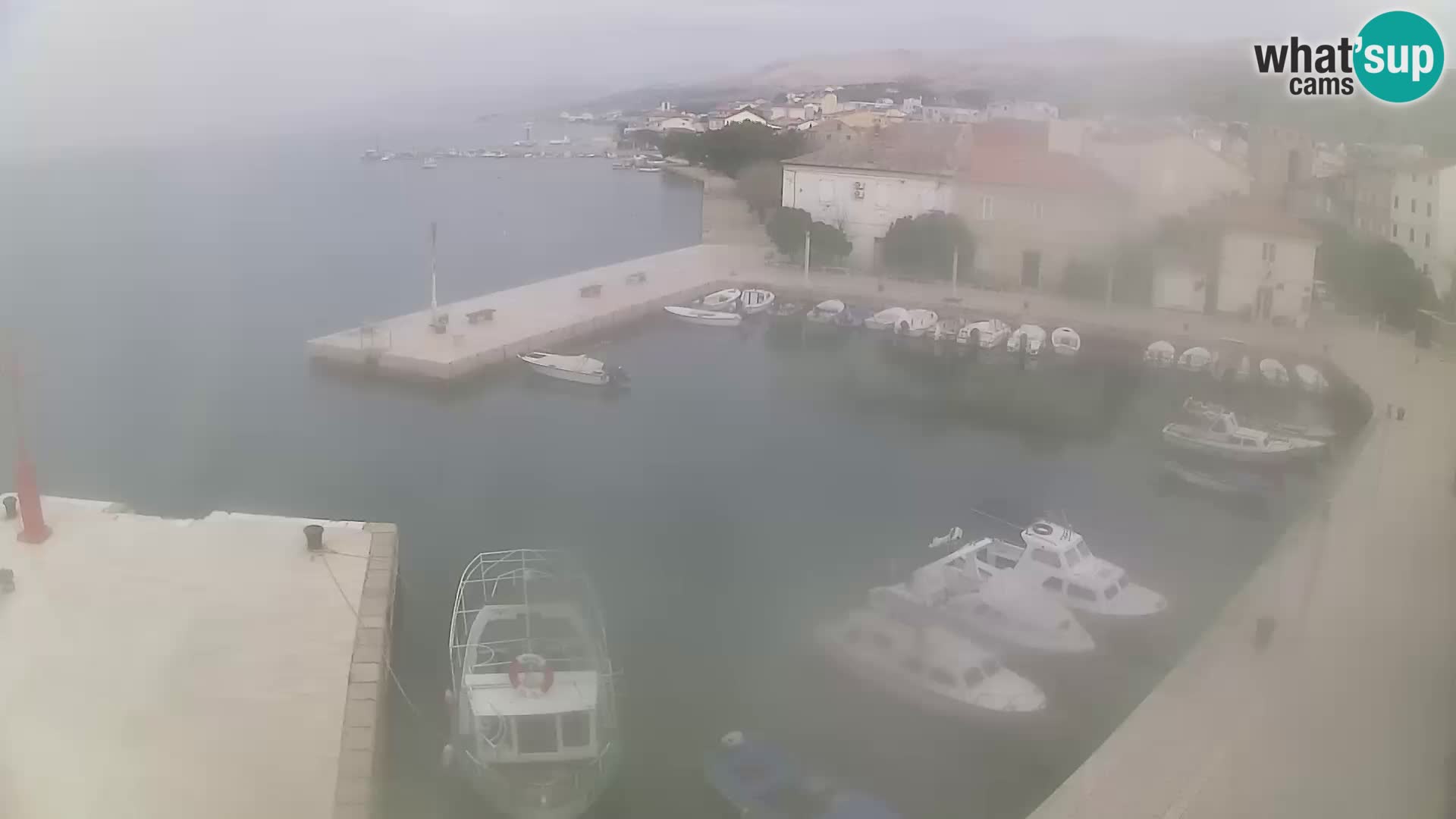 Pag webcam – town marina