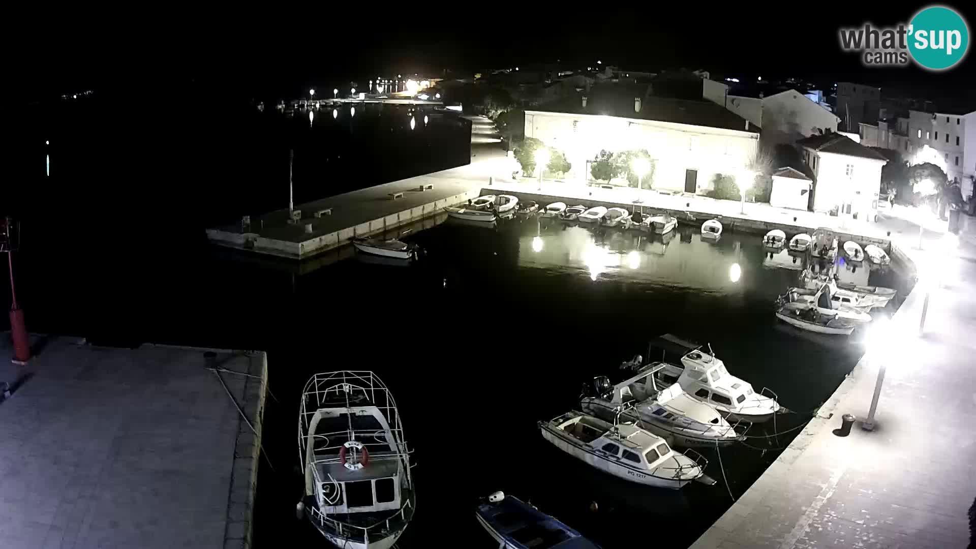 Pag webcam – town marina