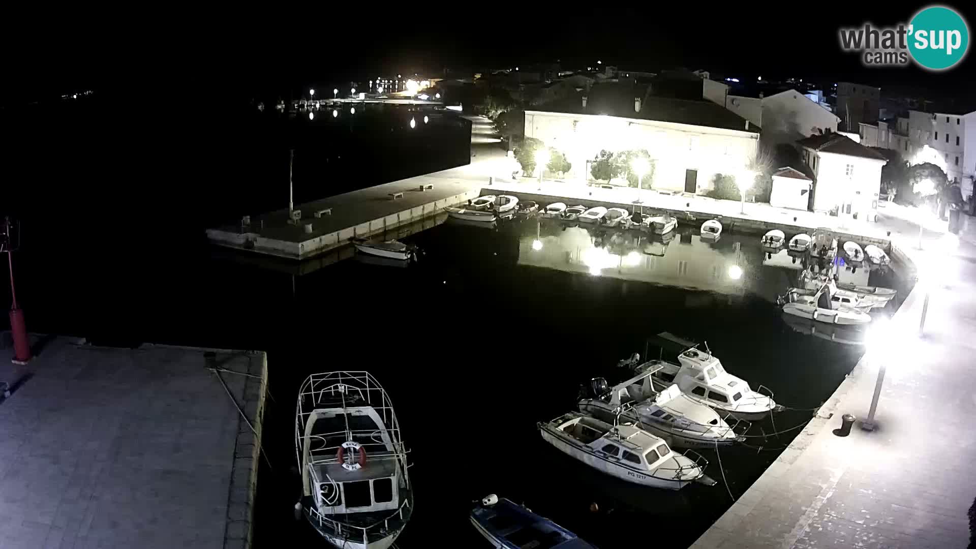 Pag webcam – town marina