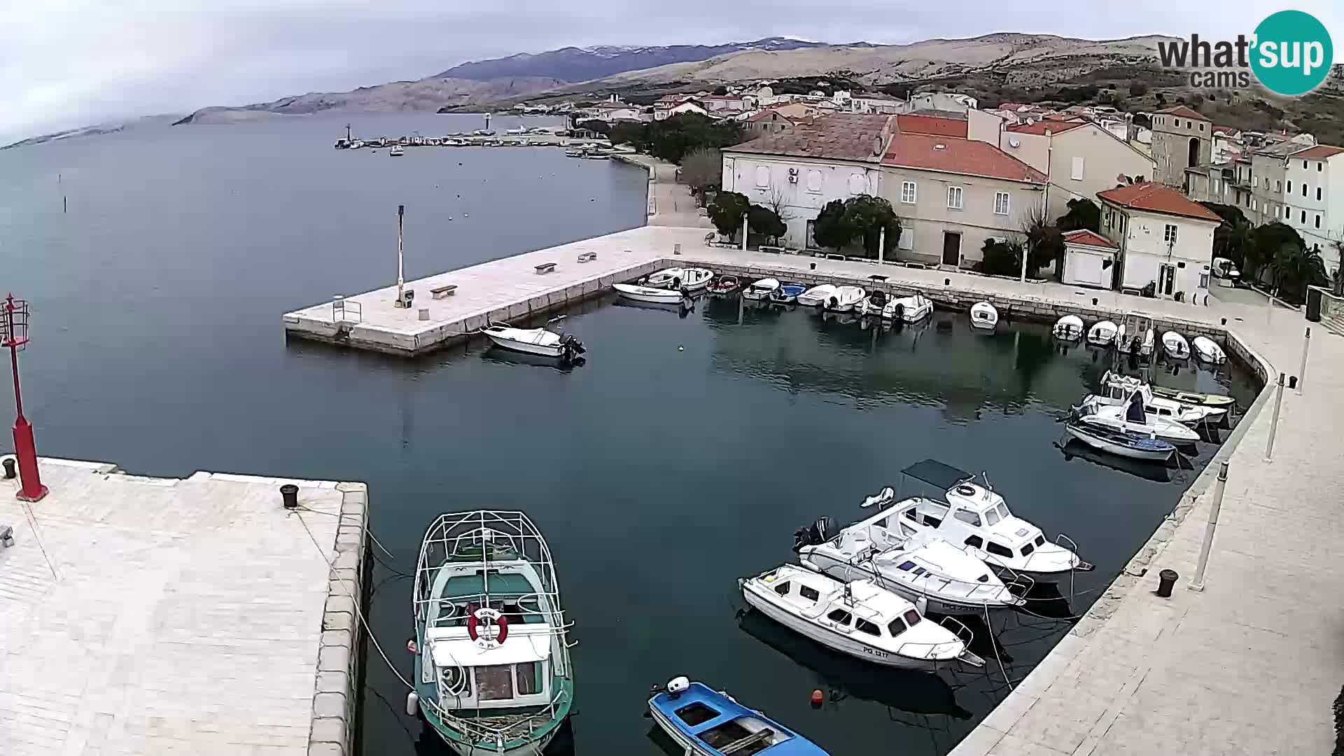 Pag Live webcam – porto turistico