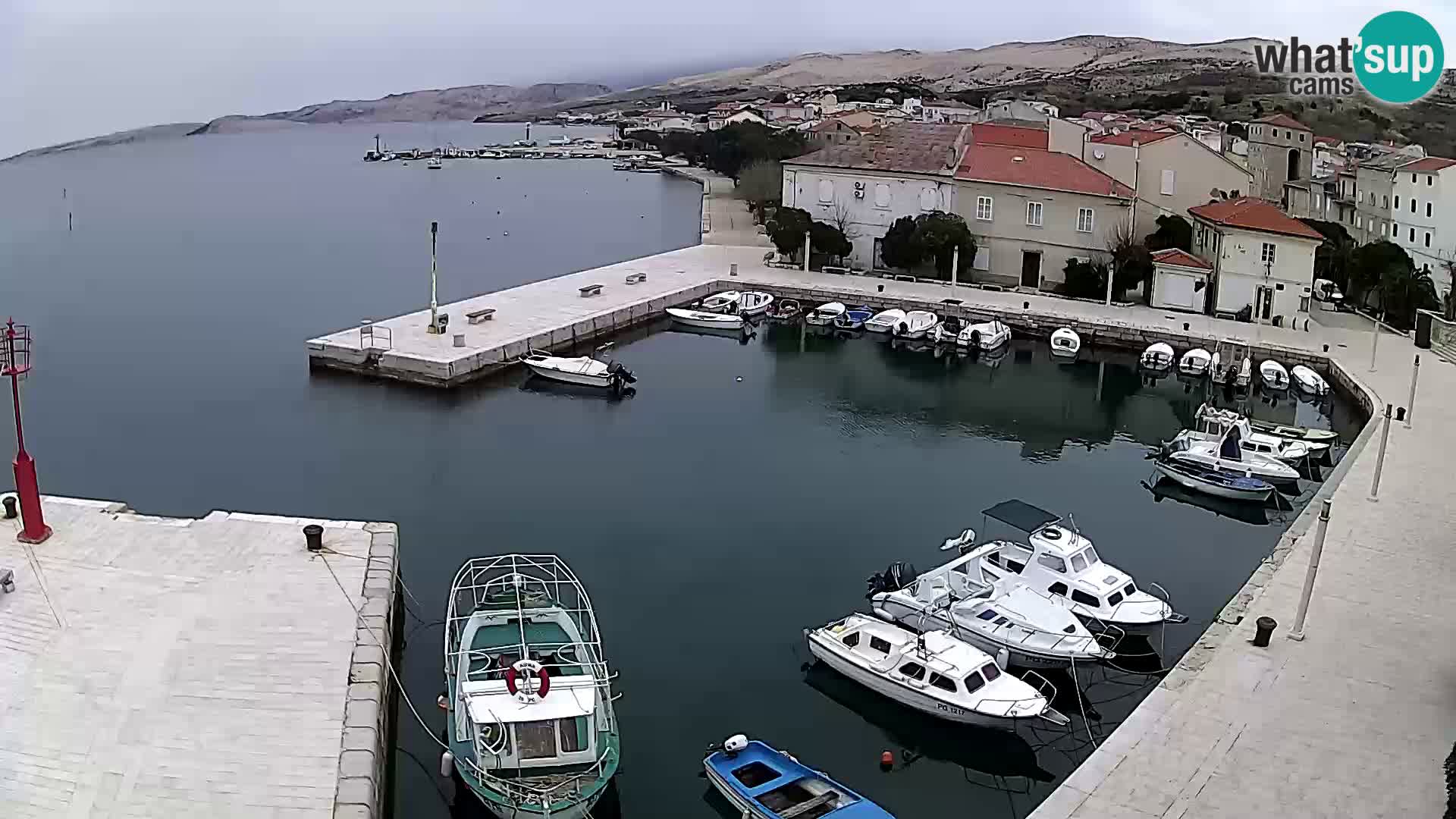 Pag webcam – town marina