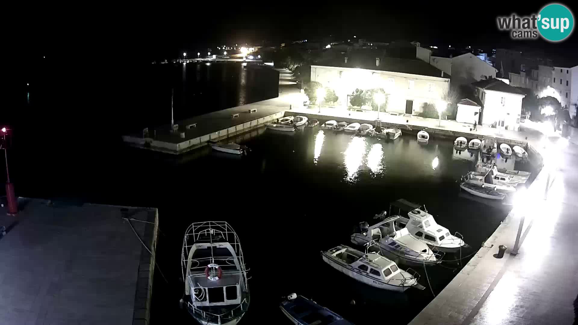 Livecam Pag – Marina de la ville