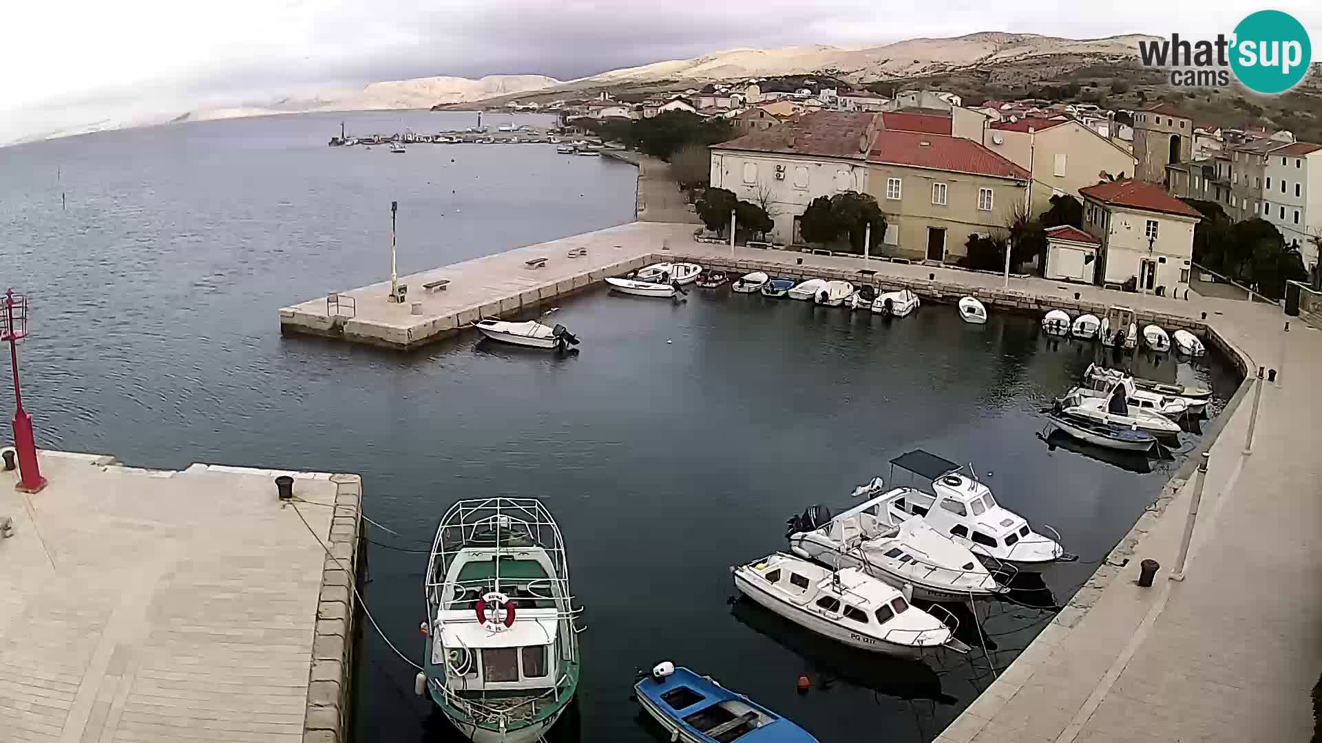 Livecam Pag – Marina de la ville