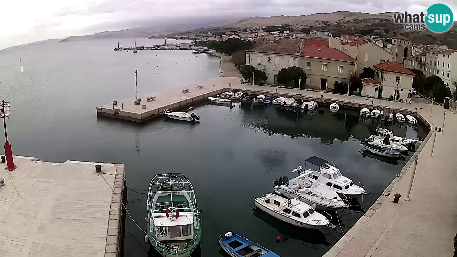 Pag webcam – town marina