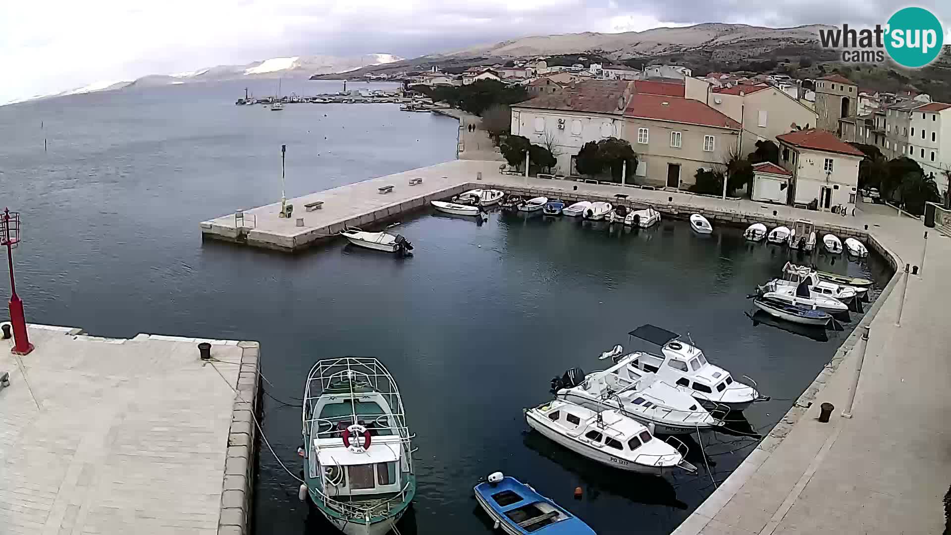 Pag webcam – town marina