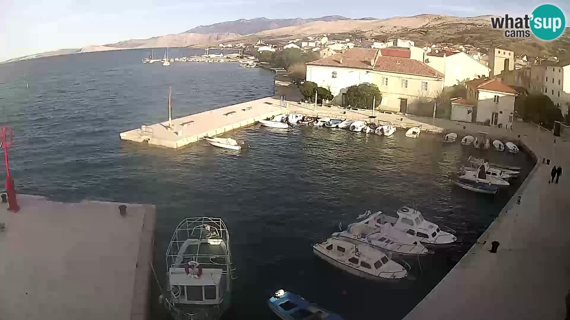 Pag webcam – town marina