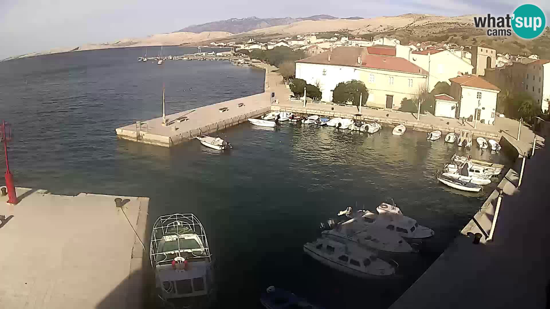 Pag webcam – town marina