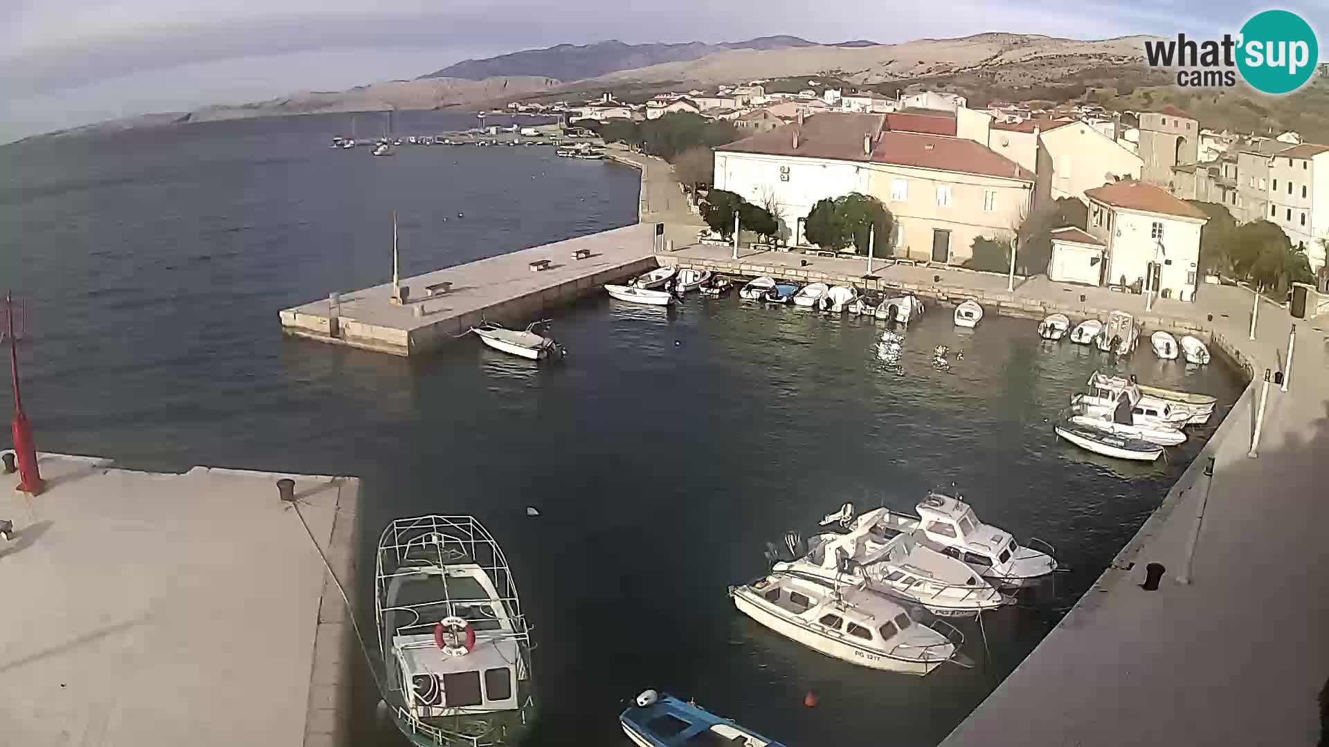 Pag webcam – town marina