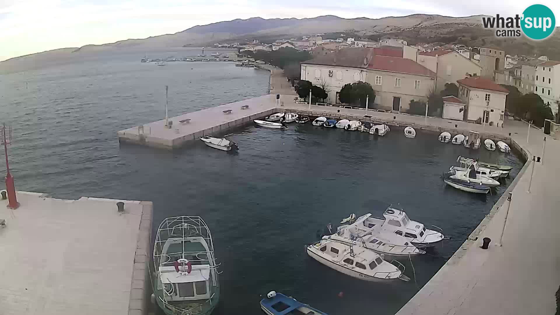 Pag Live webcam – porto turistico