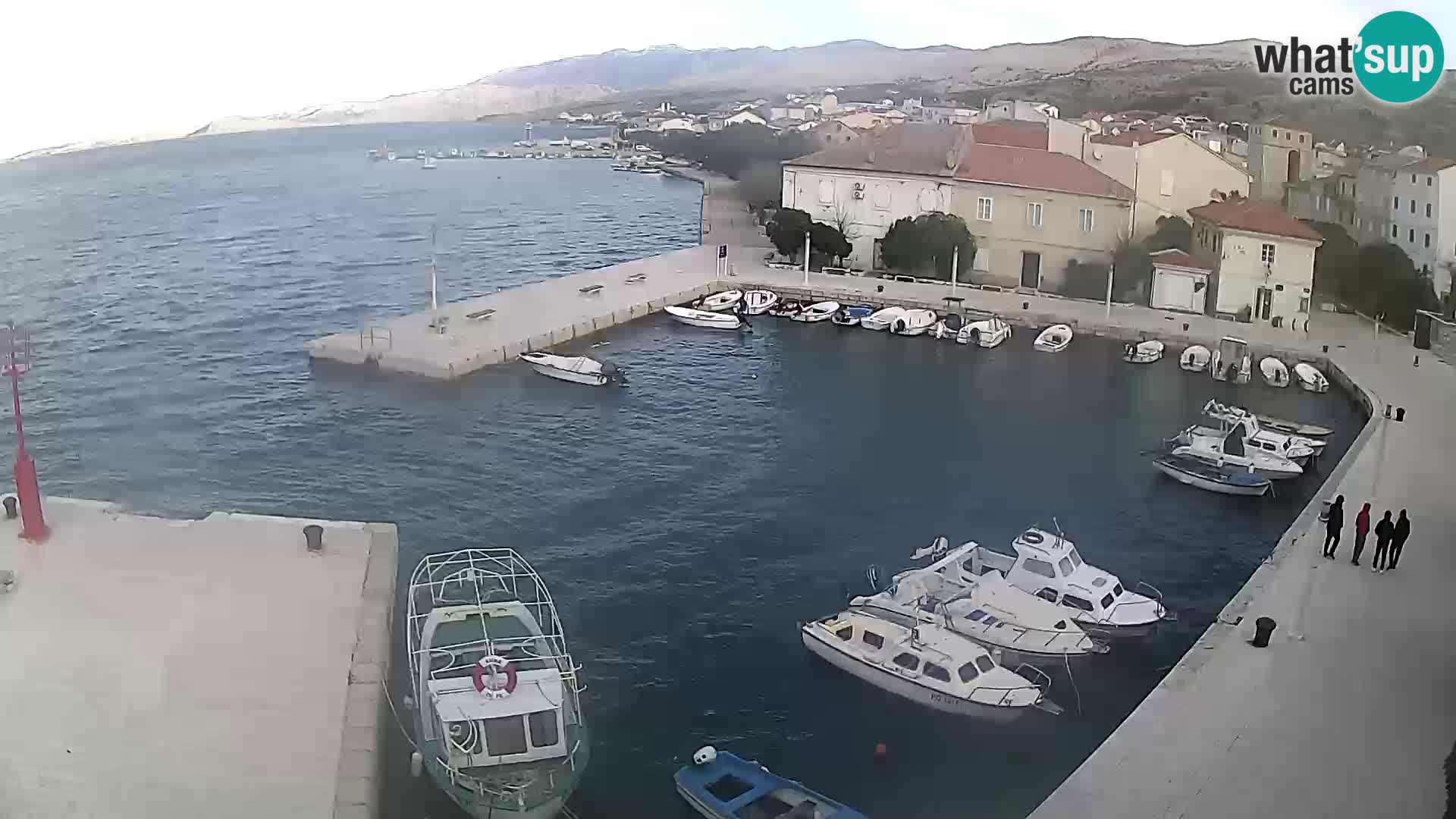 Pag webcam – town marina