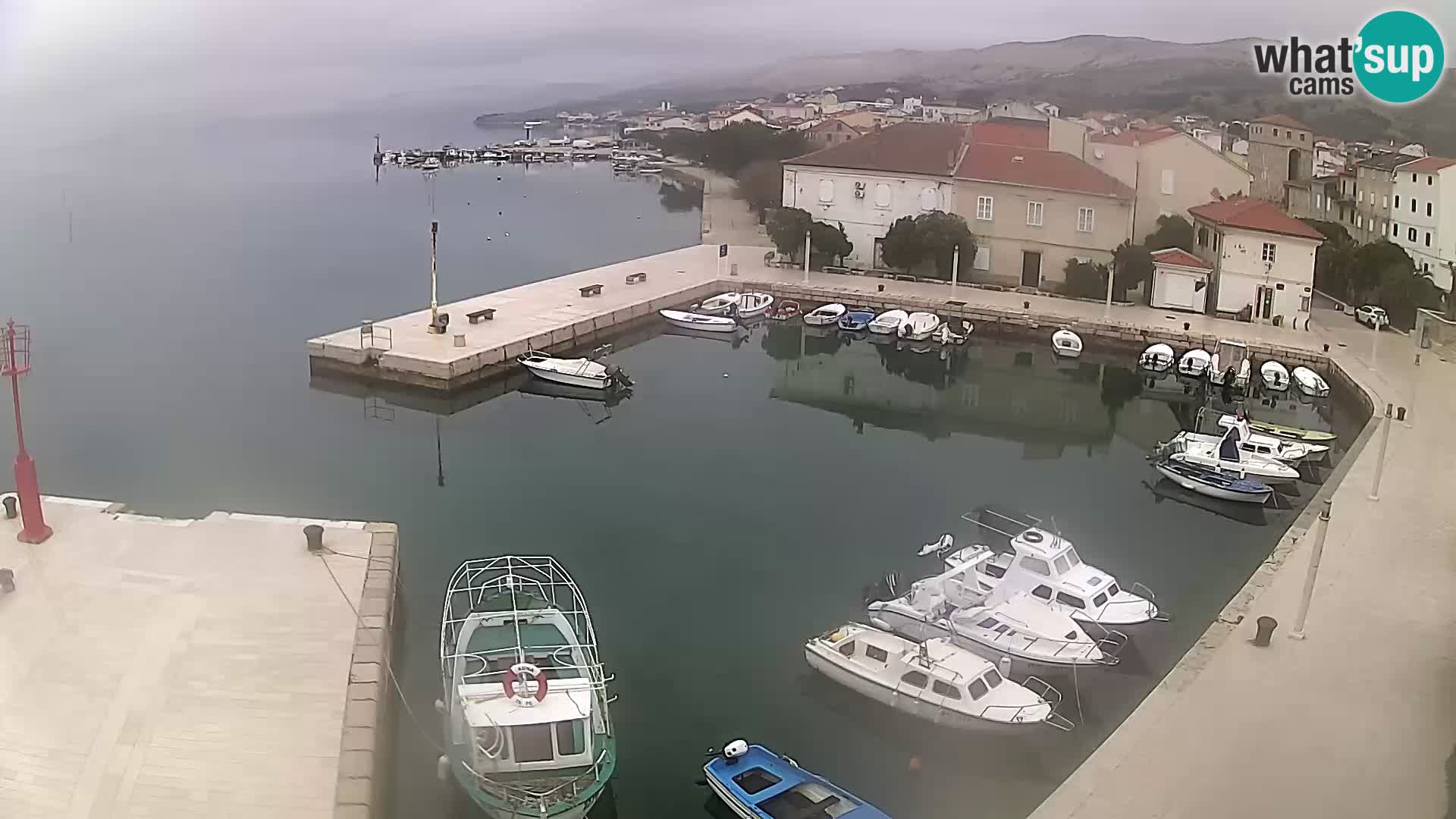 Pag webcam – town marina