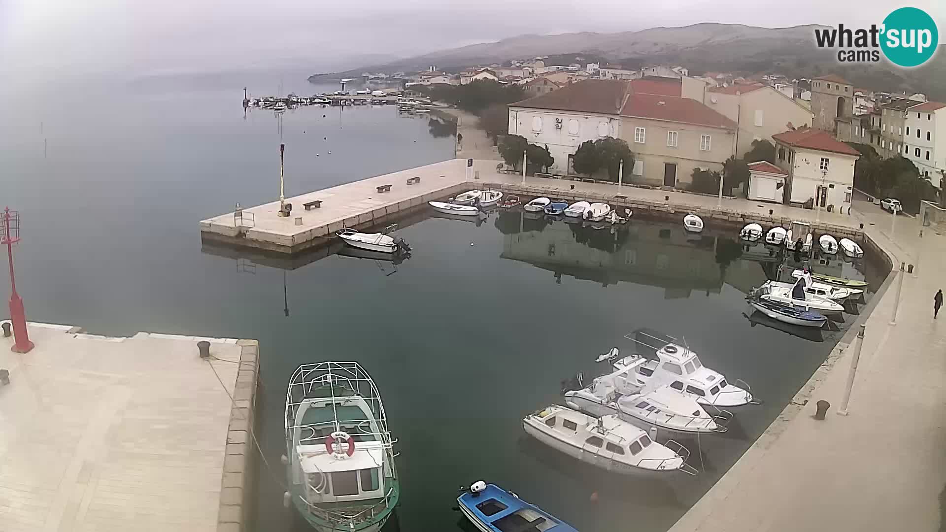 Pag webcam – town marina