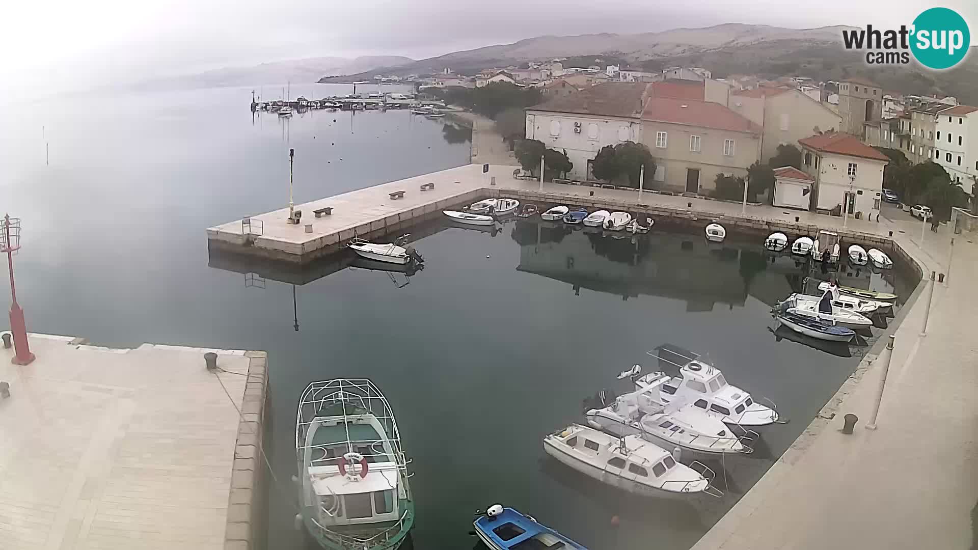 Pag webcam – town marina