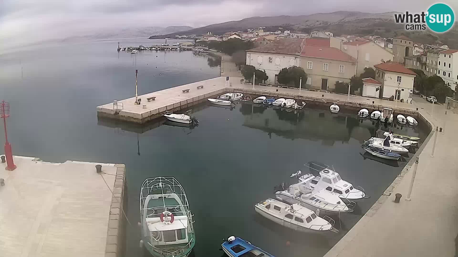 Livecam Pag – Marina de la ville