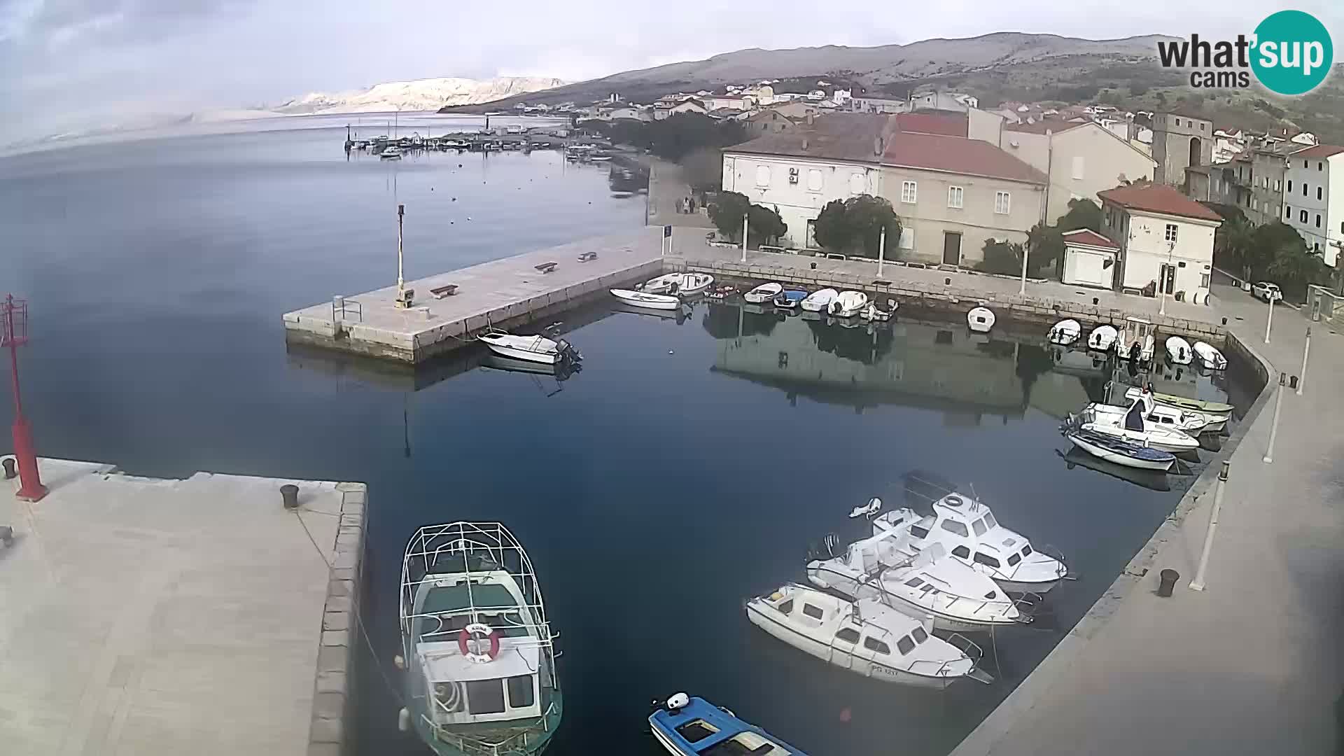 Livecam Pag – Marina de la ville