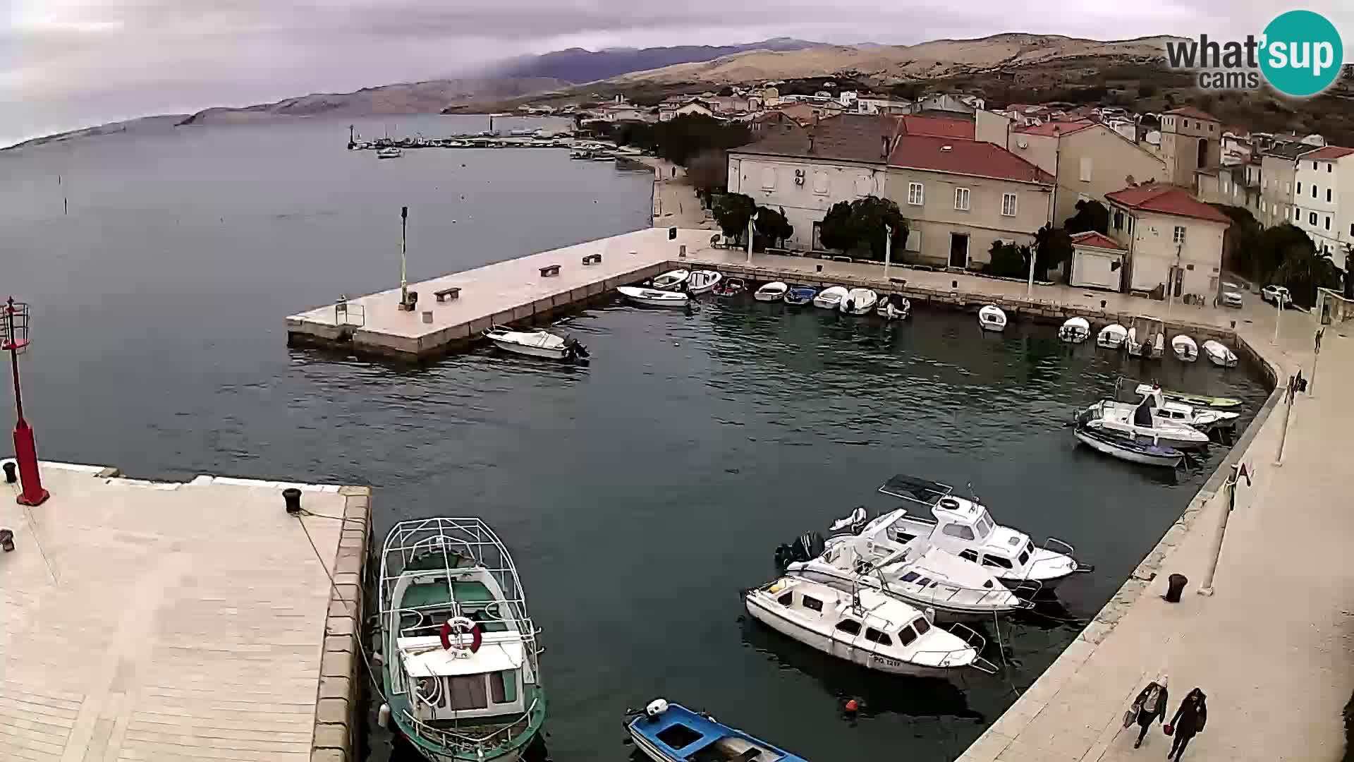 Livecam Pag – Marina de la ville