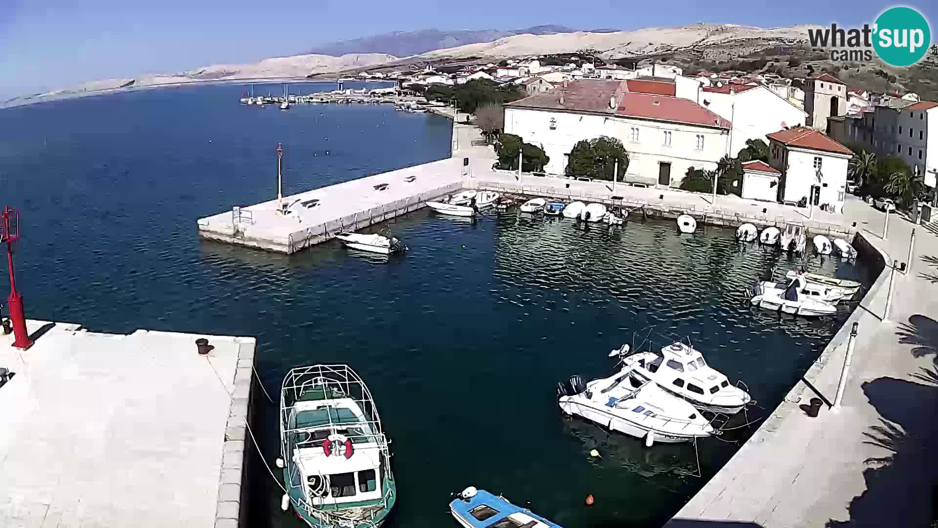 Pag Live webcam – porto turistico