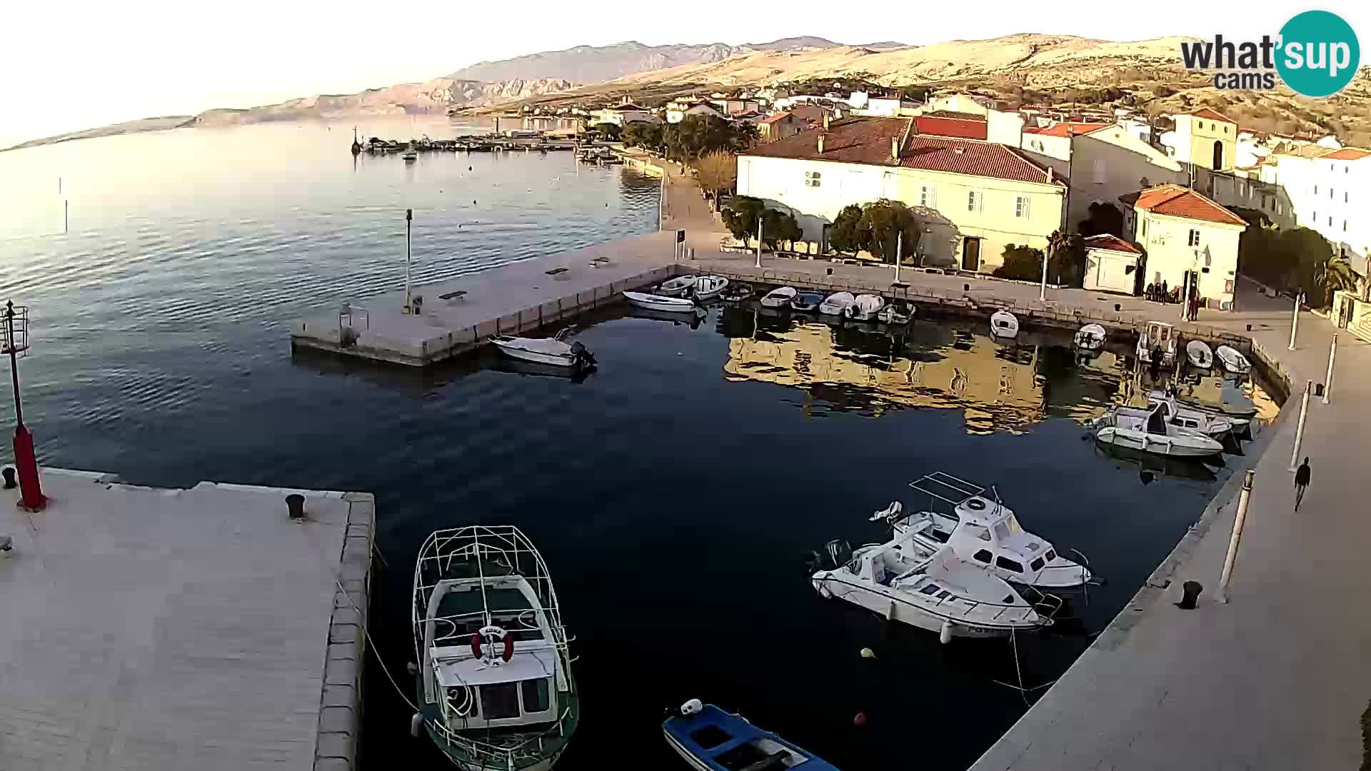 Livecam Pag – Marina de la ville