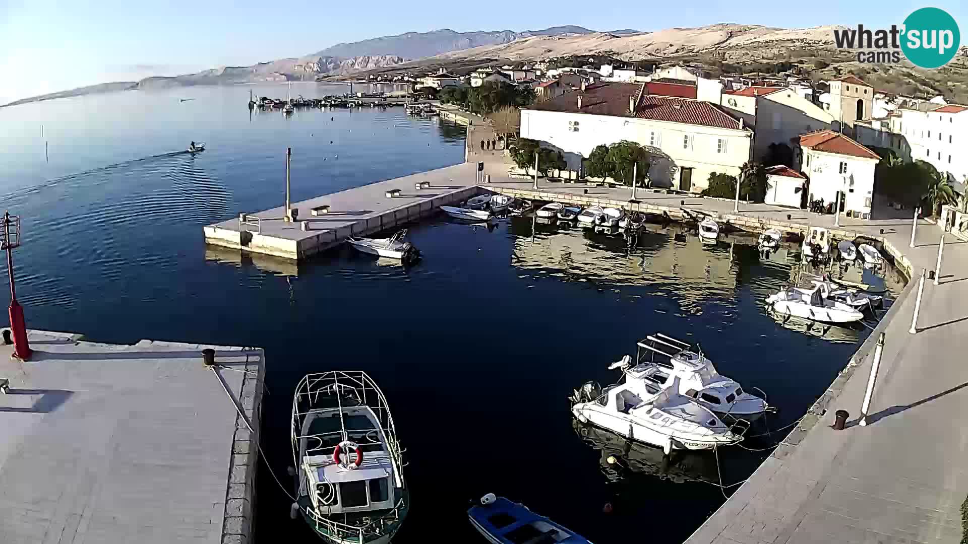 Pag Live webcam – porto turistico