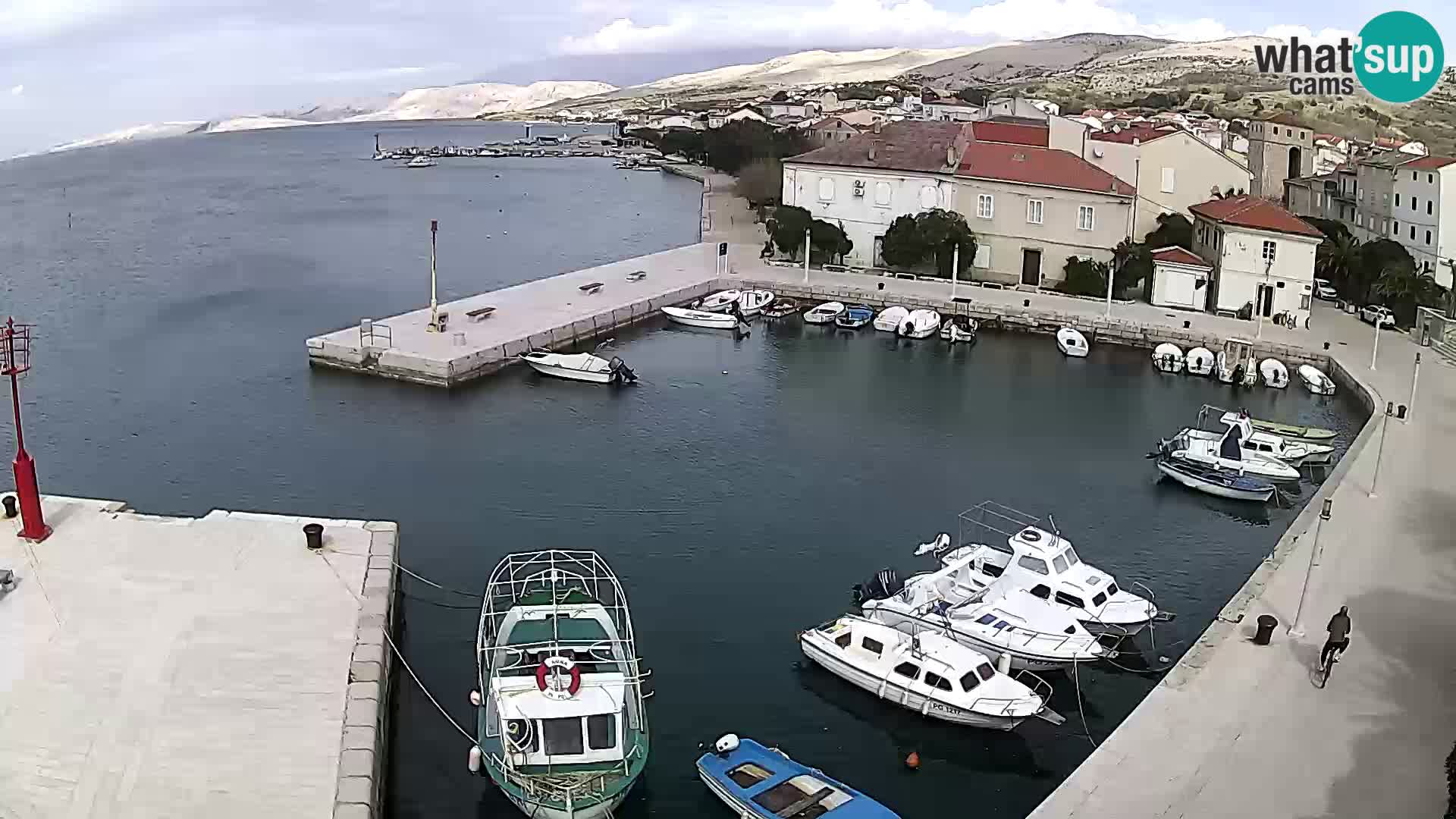 Pag webcam – town marina