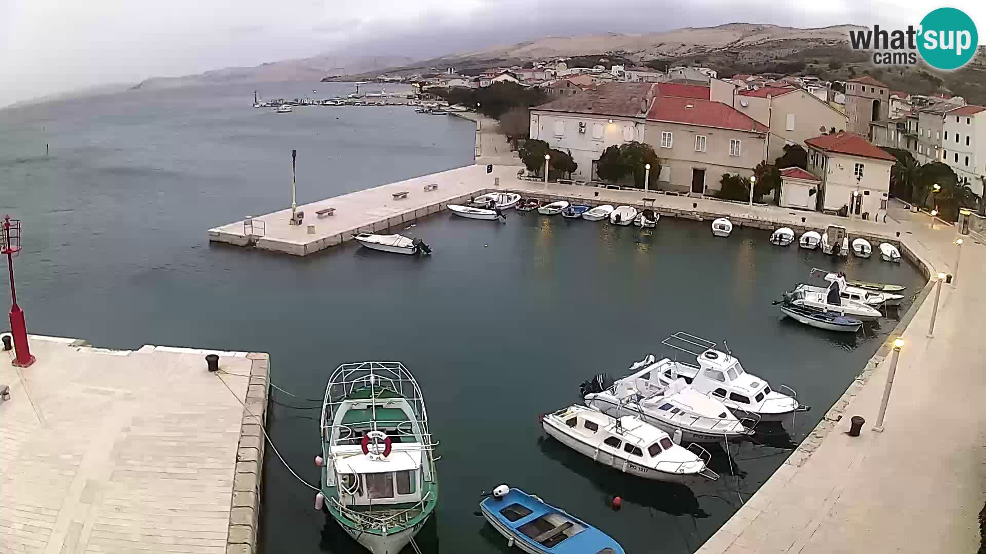 Livecam Pag – Marina de la ville