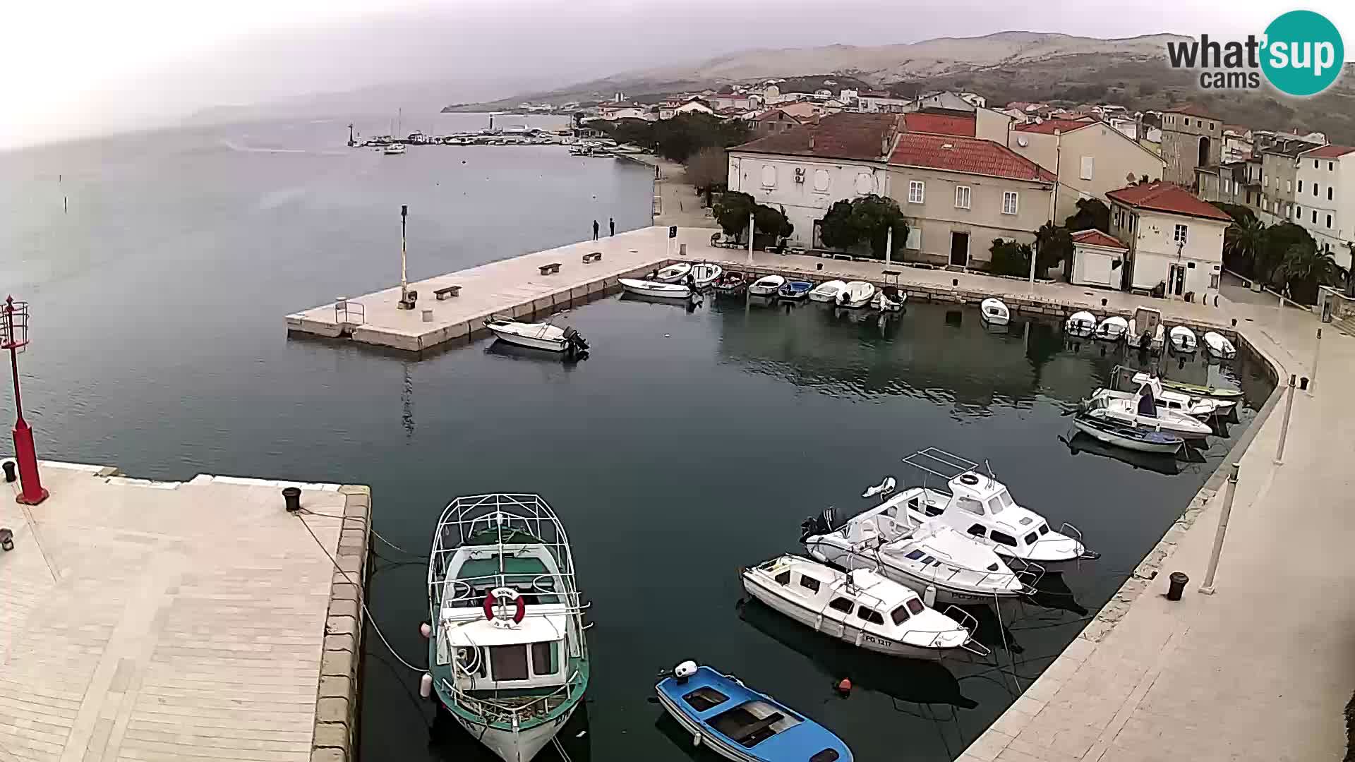 Pag webcam – town marina