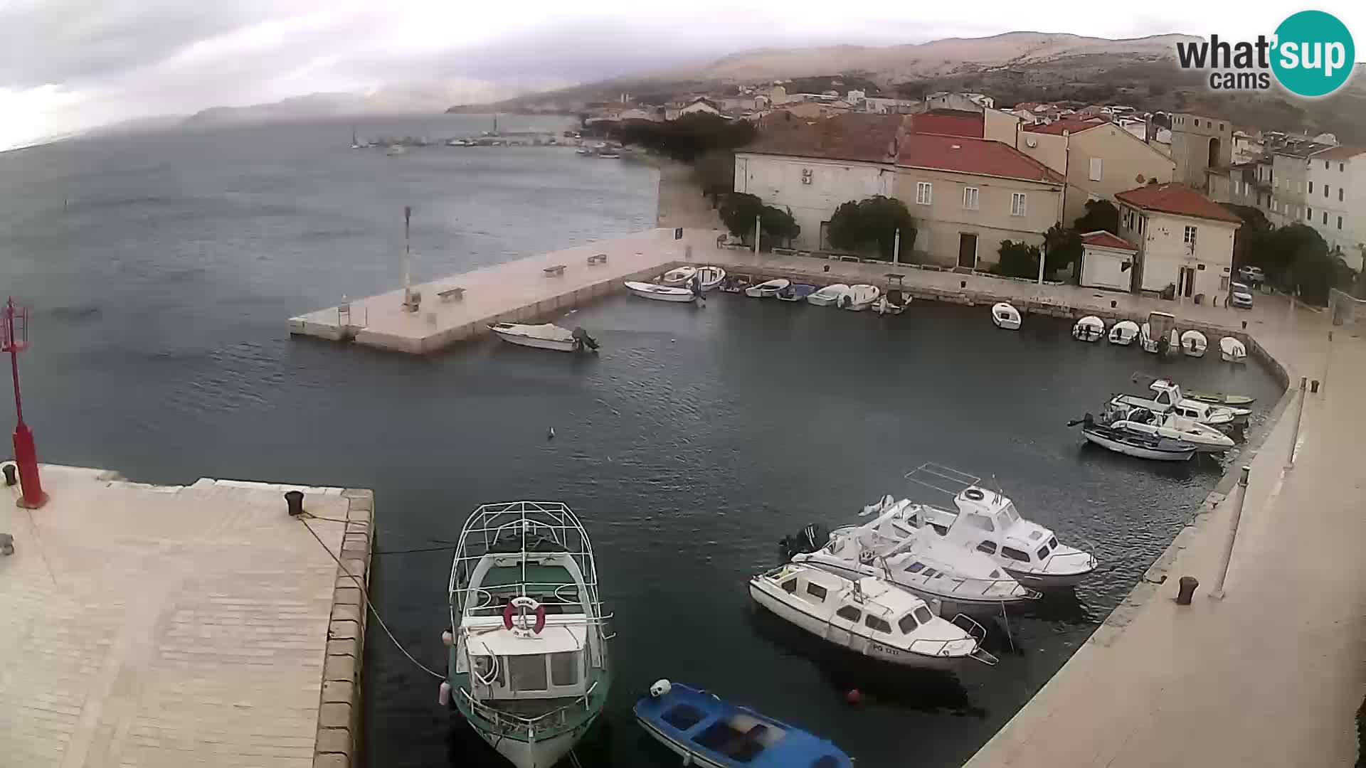 Livecam Pag – Marina de la ville