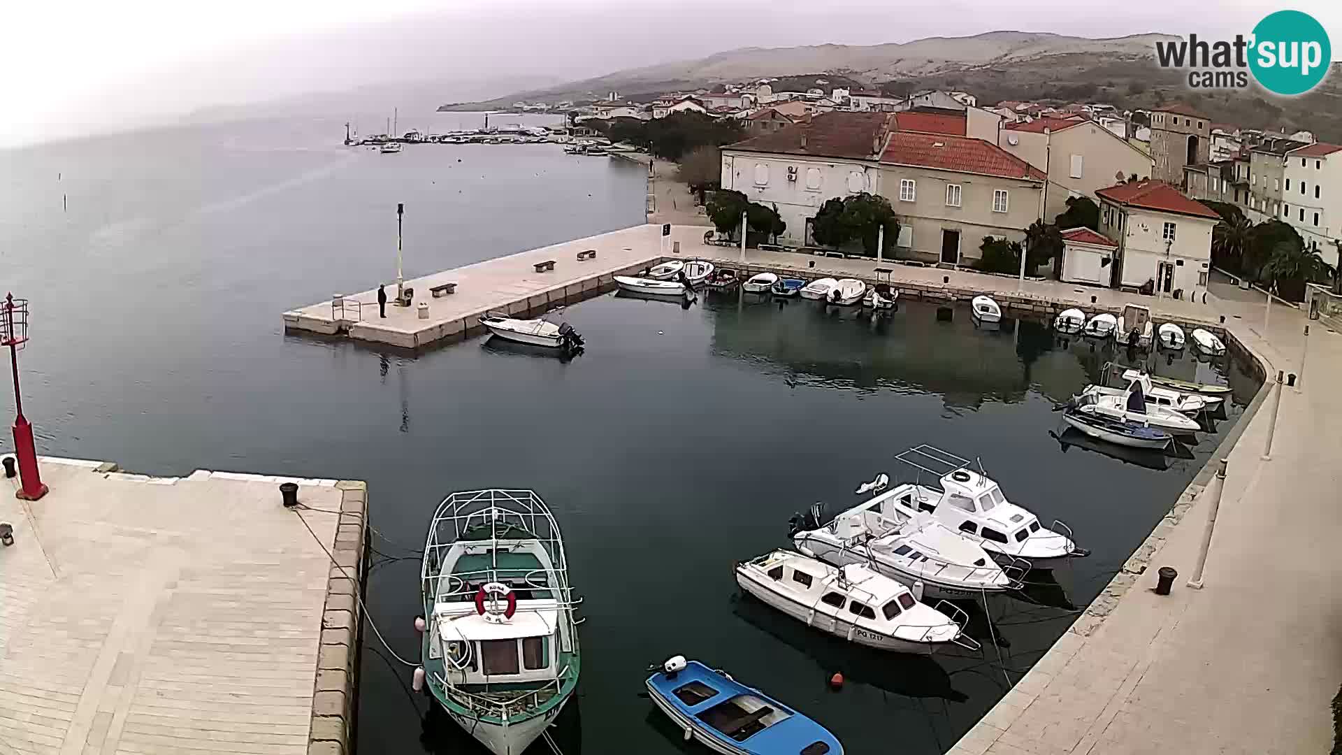 Pag webcam – town marina