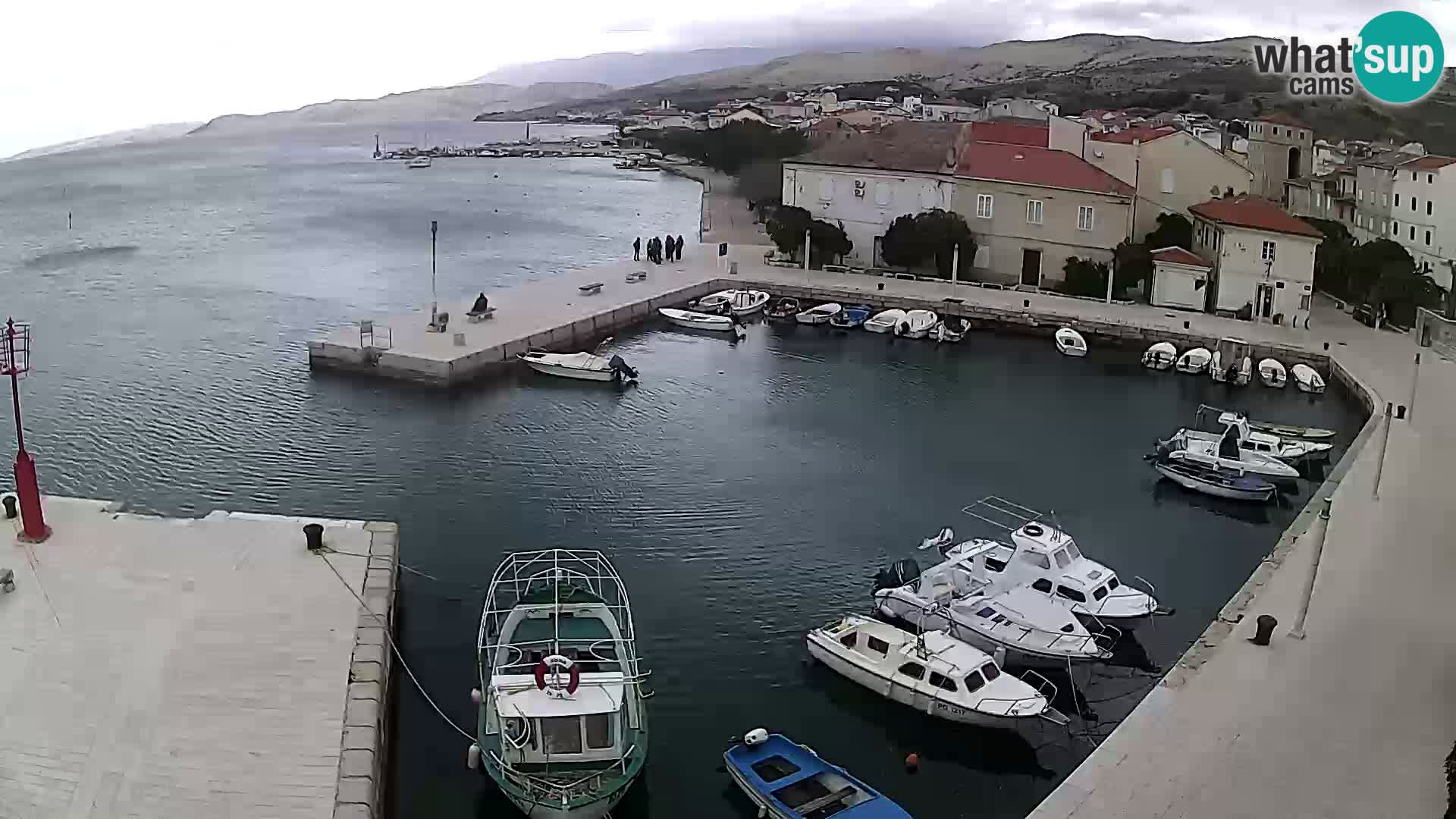 Pag webcam – town marina