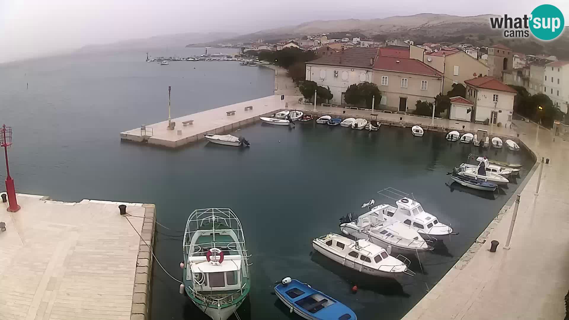 Pag webcam – town marina