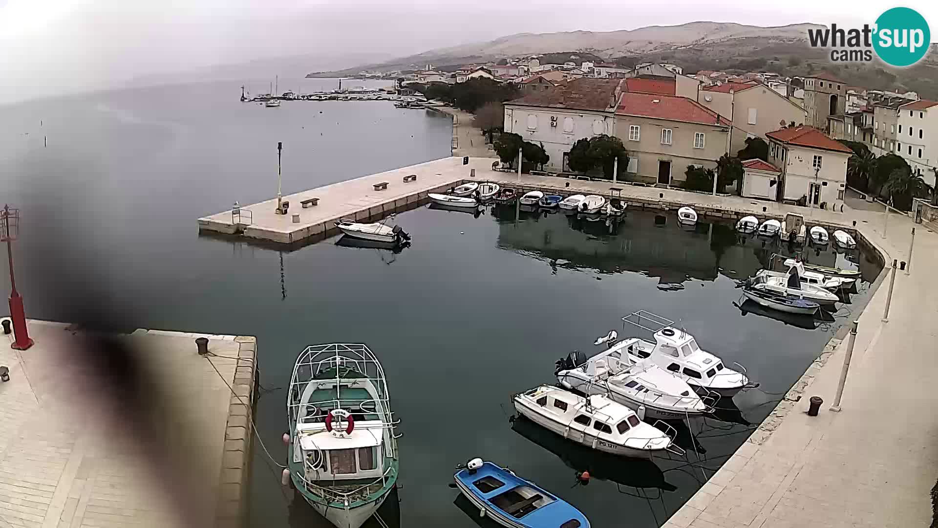 Pag webcam – town marina