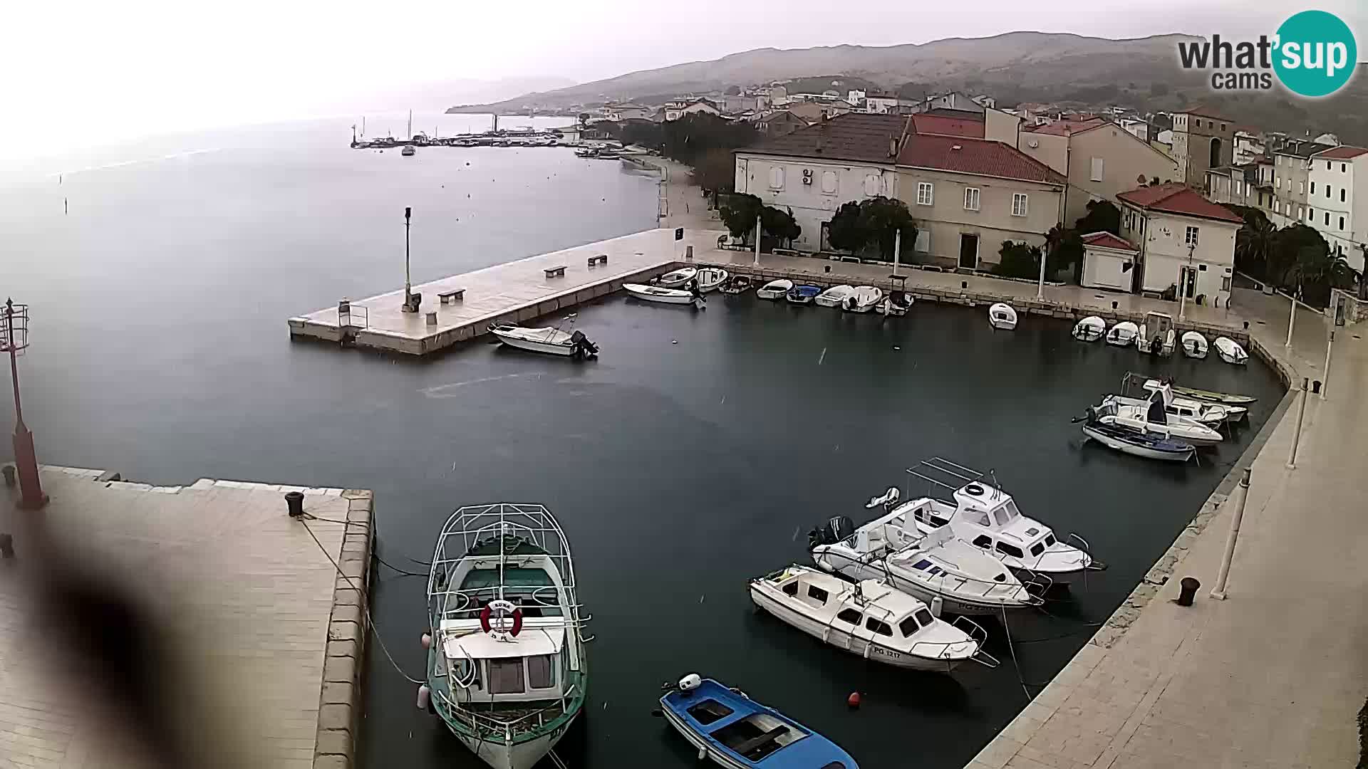 Pag webcam – town marina