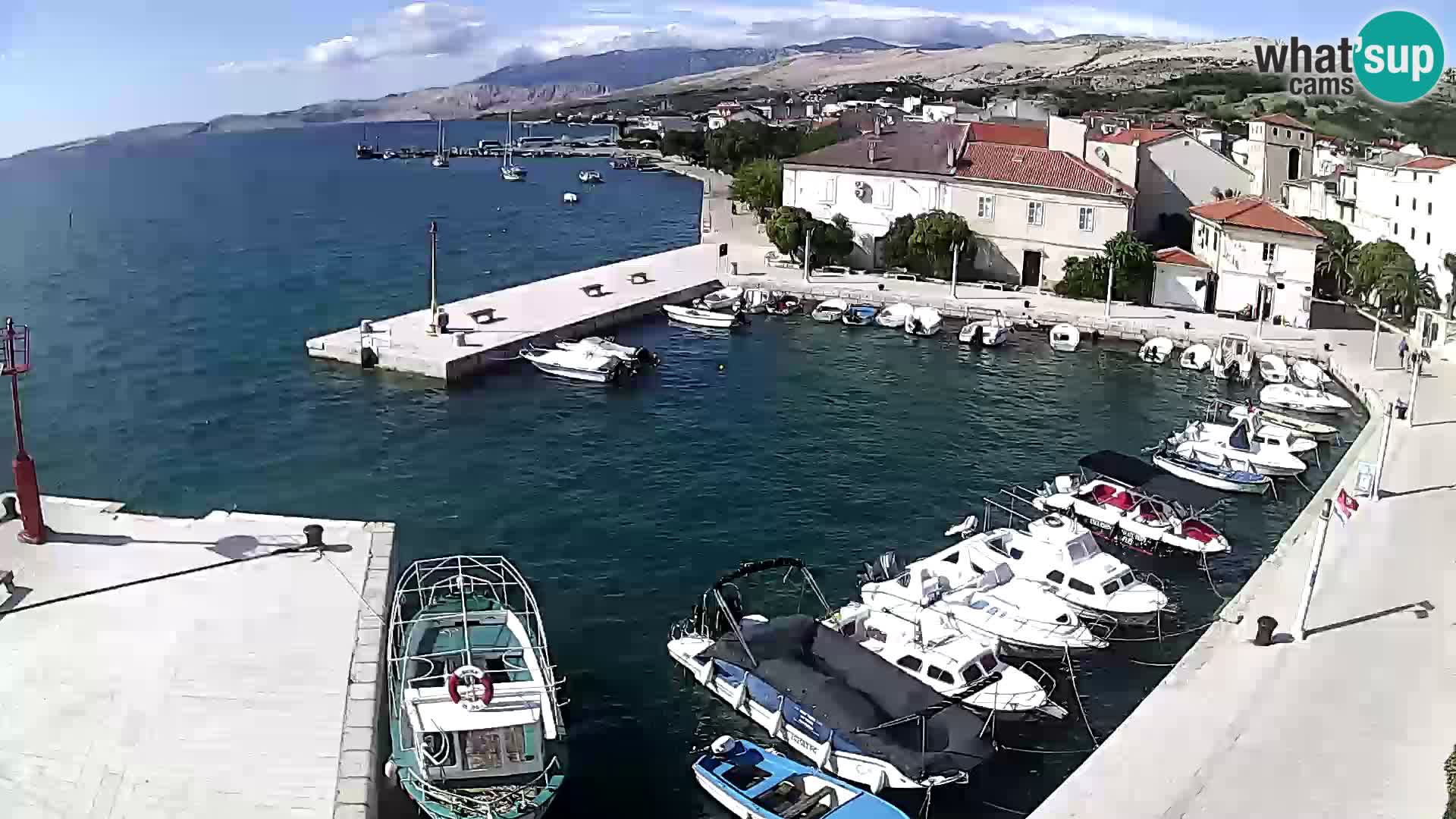 Livecam Pag – Marina de la ville