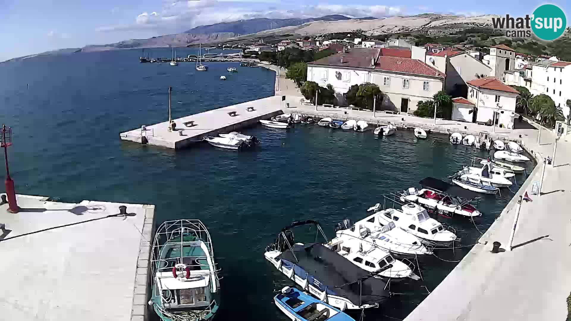 Livecam Pag – Marina de la ville