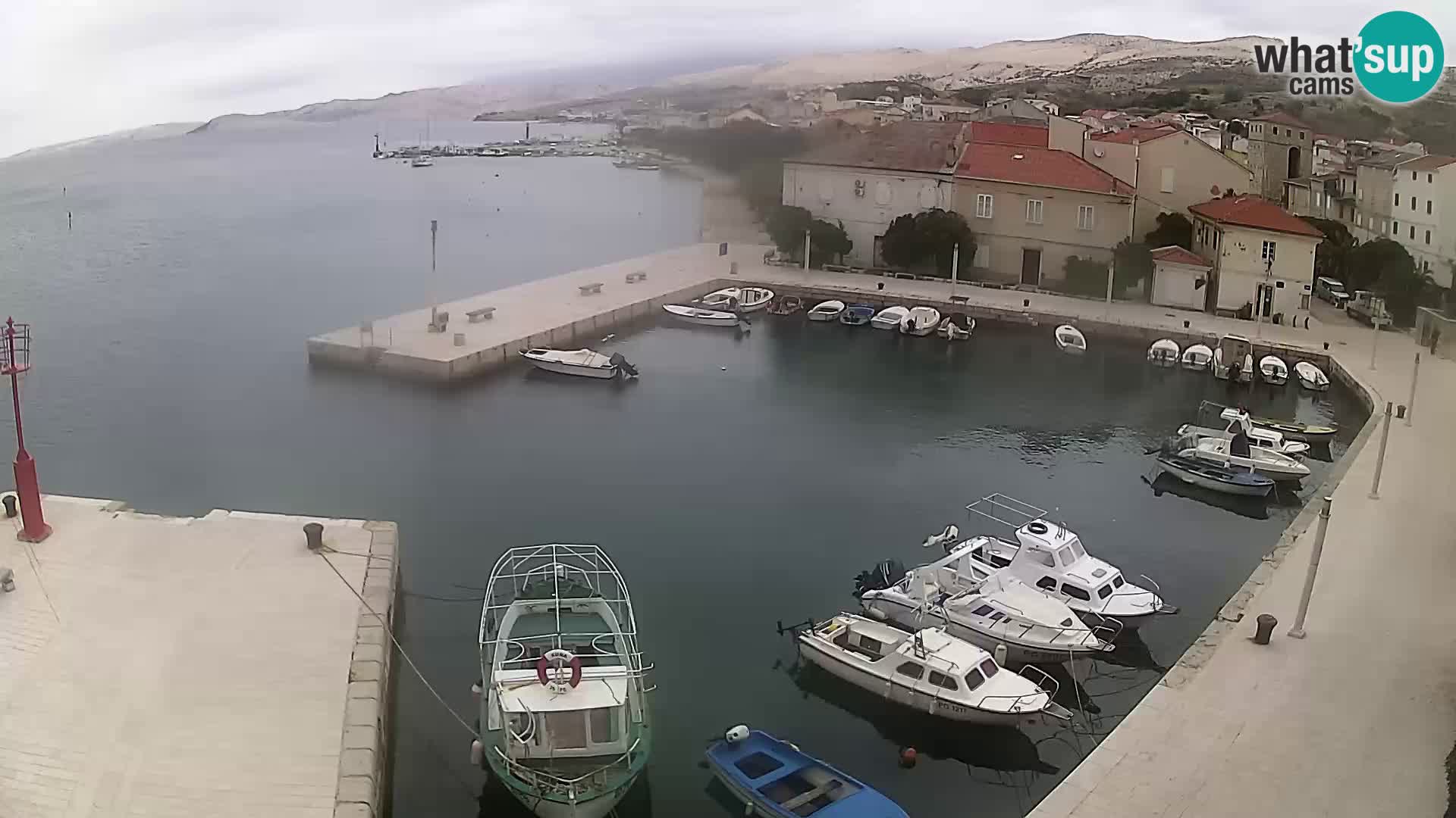 Livecam Pag – Marina de la ville