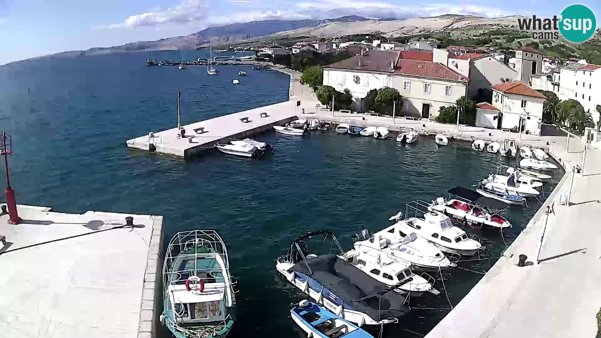 Pag webcam – town marina