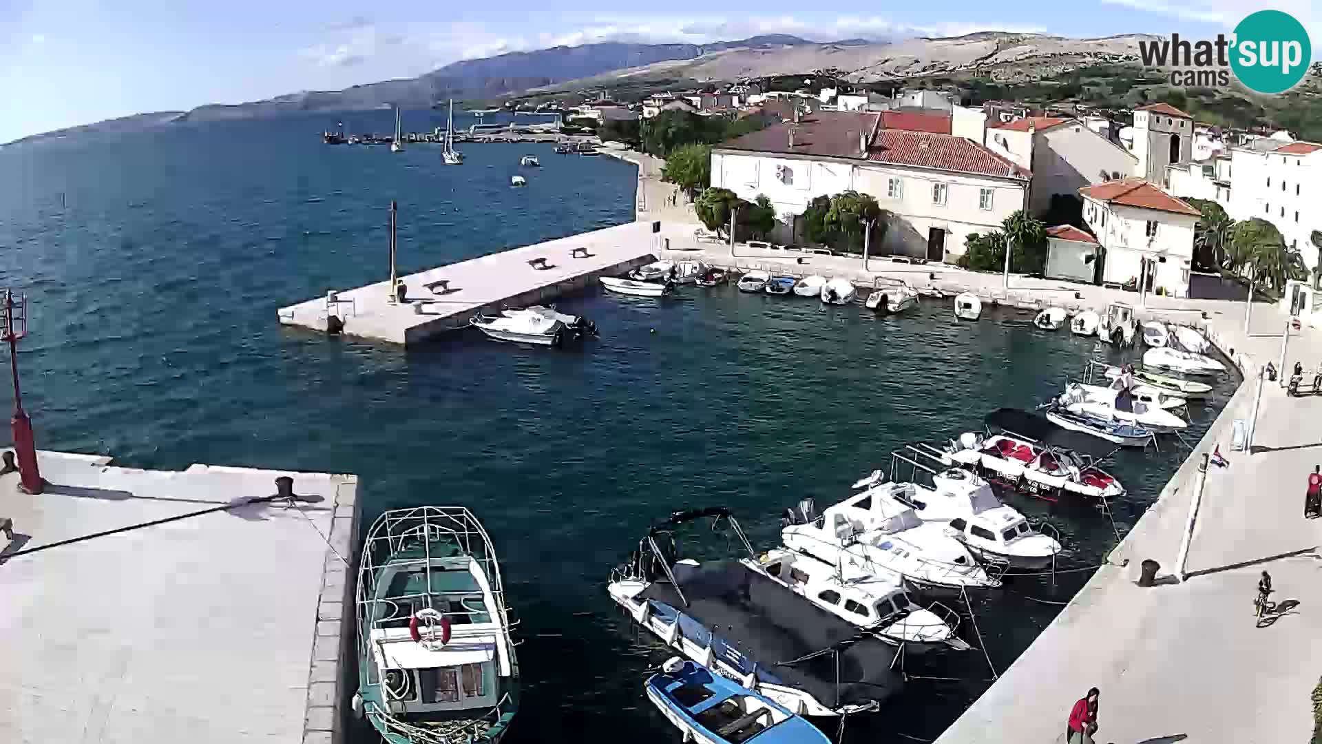 Livecam Pag – Marina de la ville
