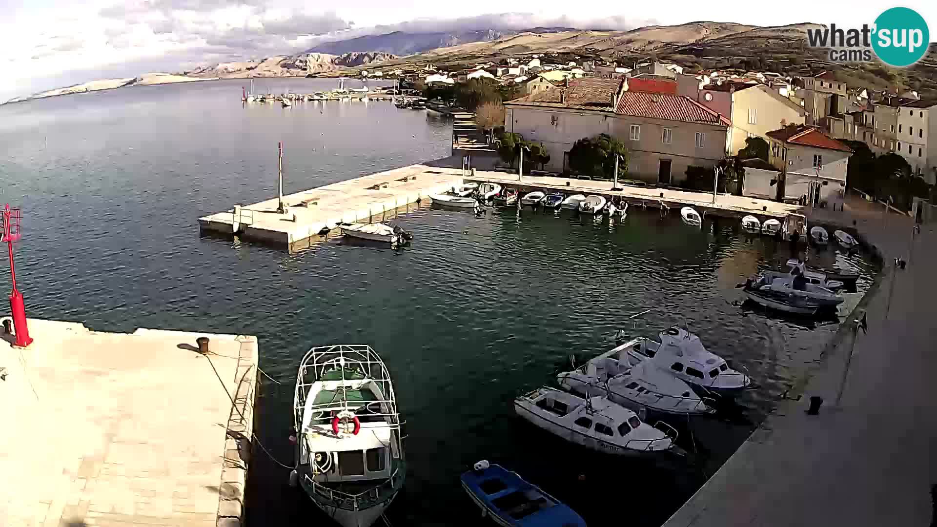 Pag Live webcam – porto turistico