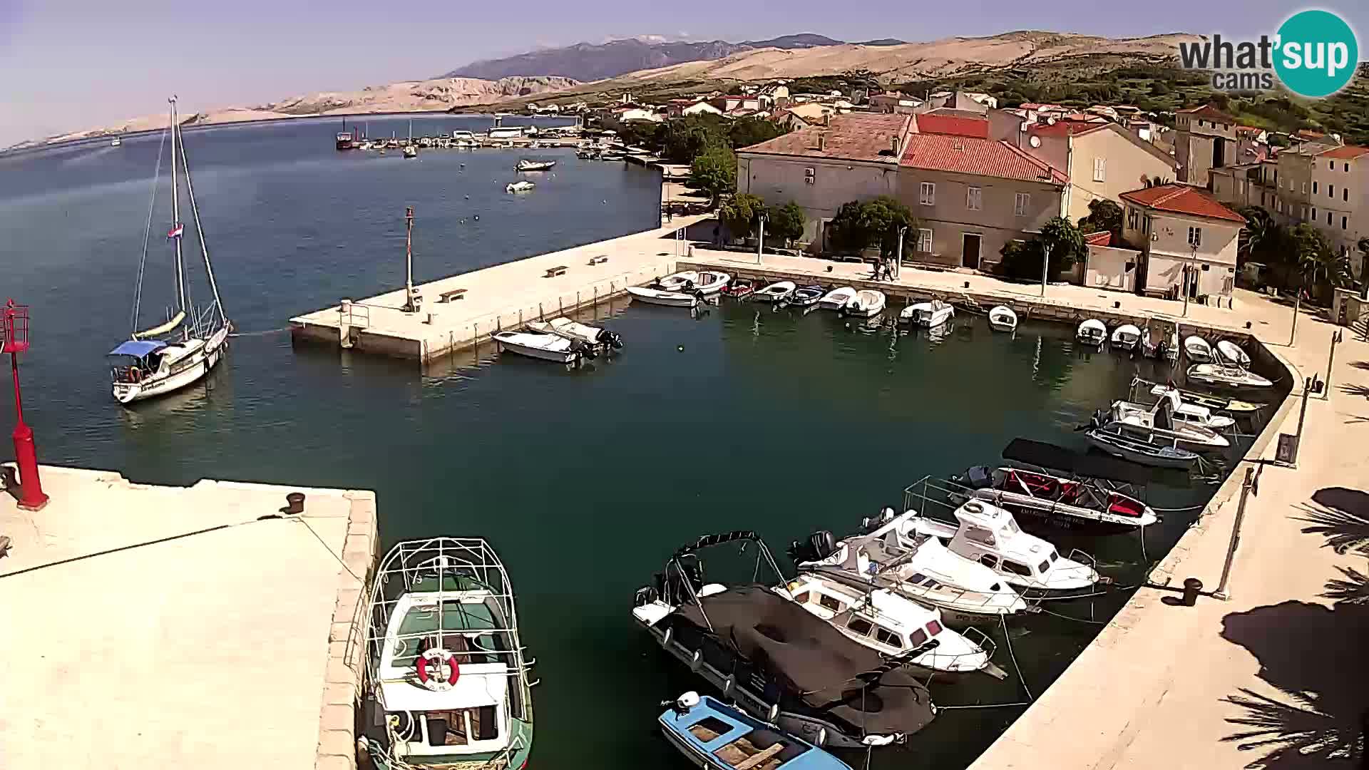 Pag Live webcam – porto turistico