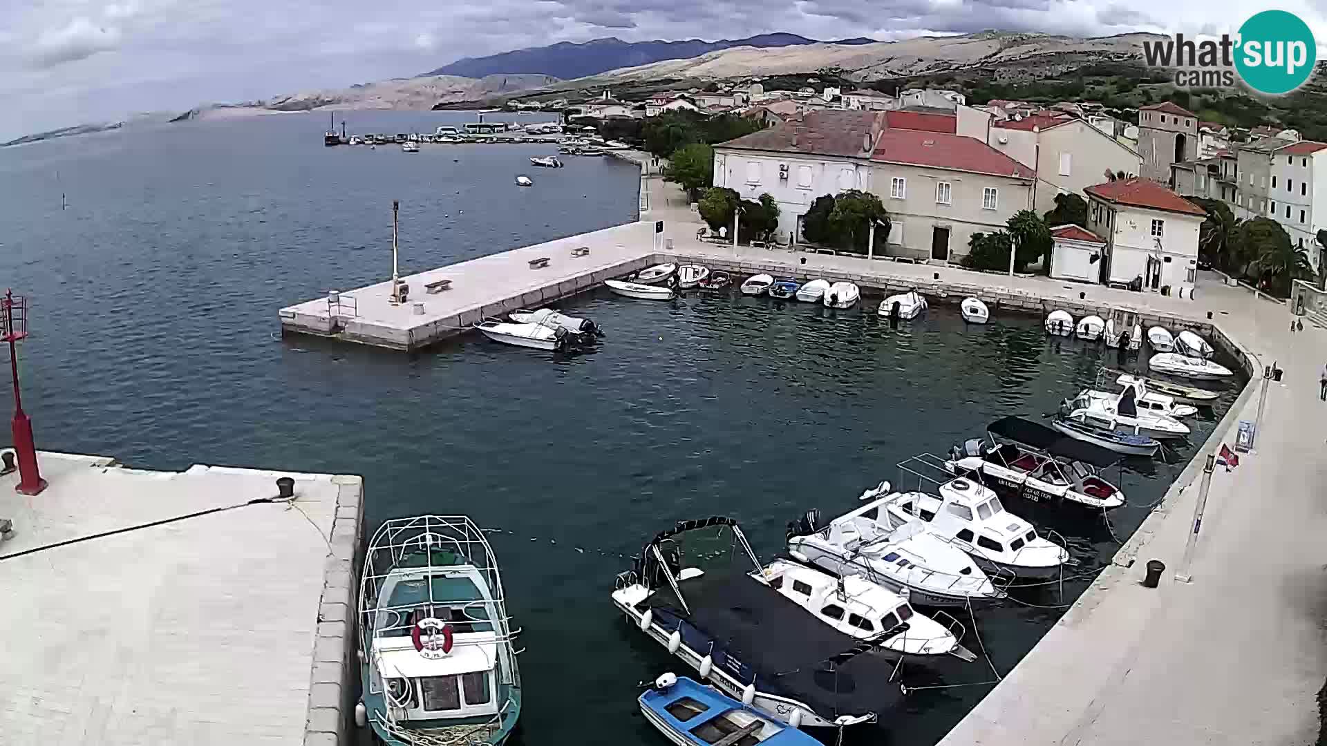 Pag webcam – town marina