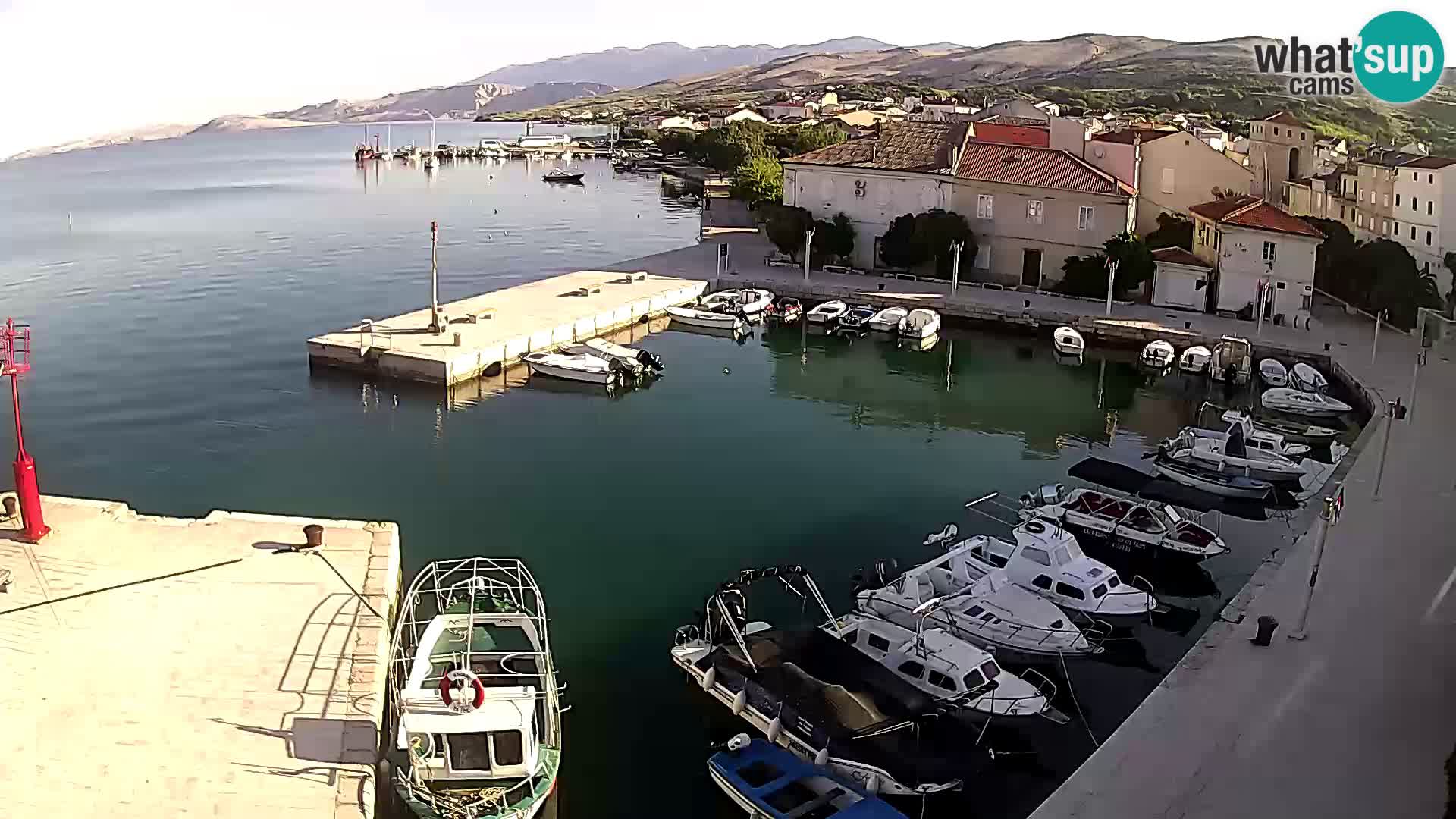 Pag Live webcam – porto turistico