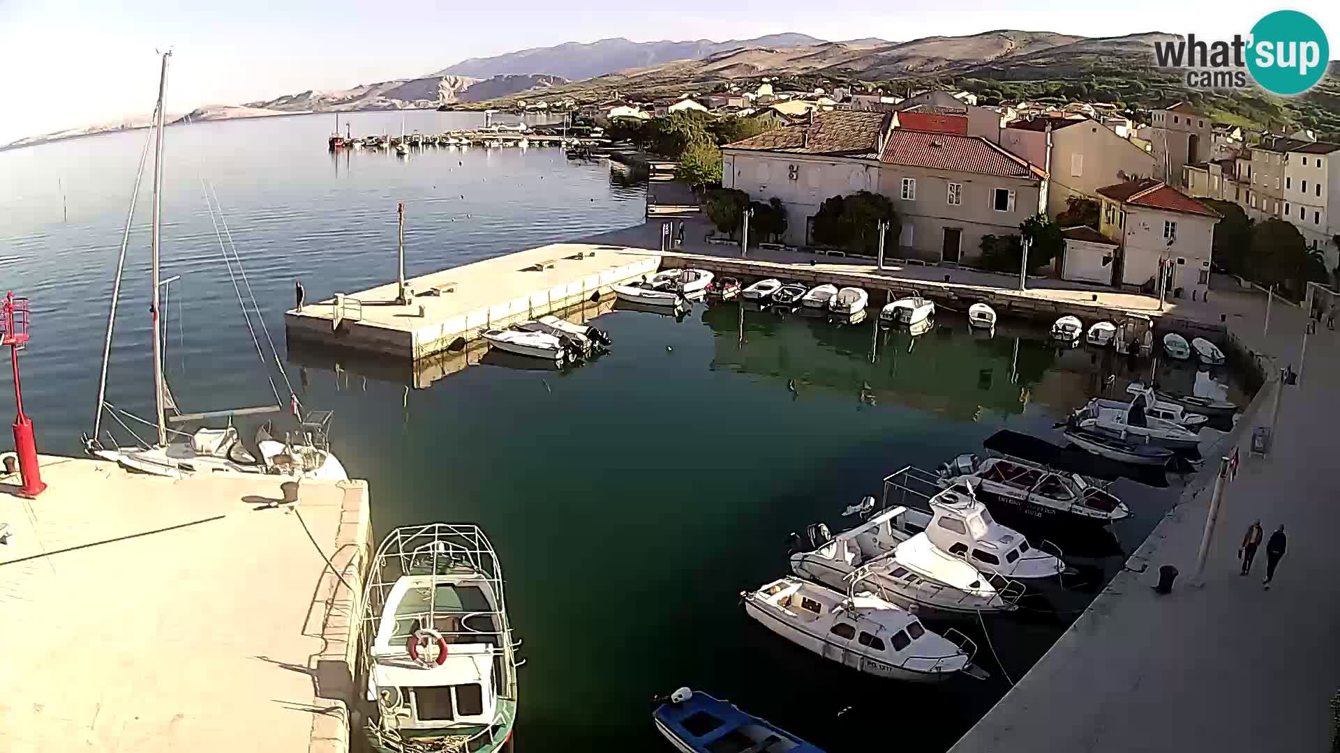 Pag webcam – town marina