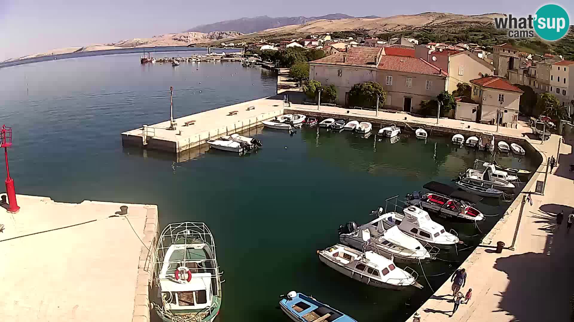 Pag webcam – town marina